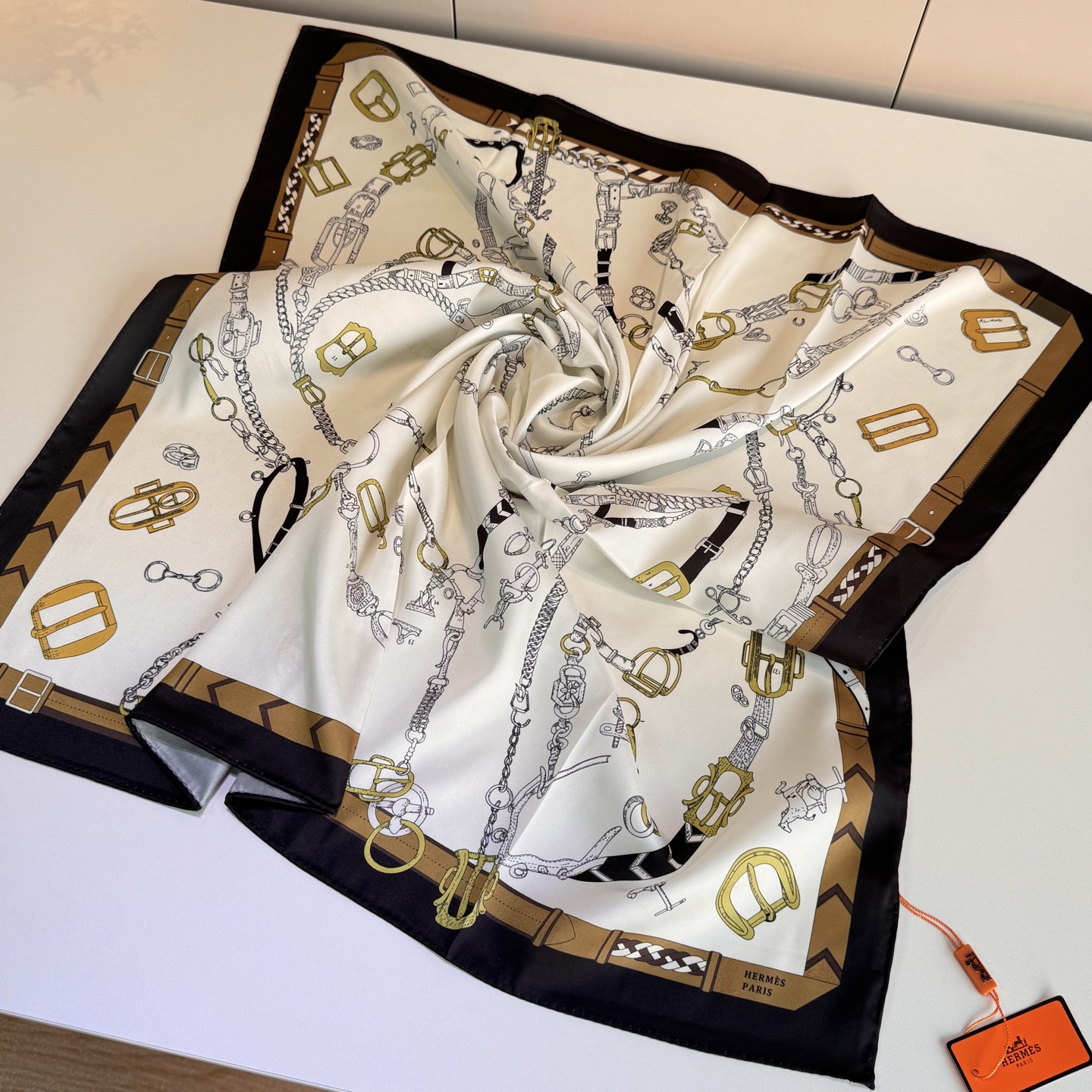 Cheap New Hermes high-quality scarf in 217740, $50 USD- [IB217740] - Replica Hermes Cashmere scarf