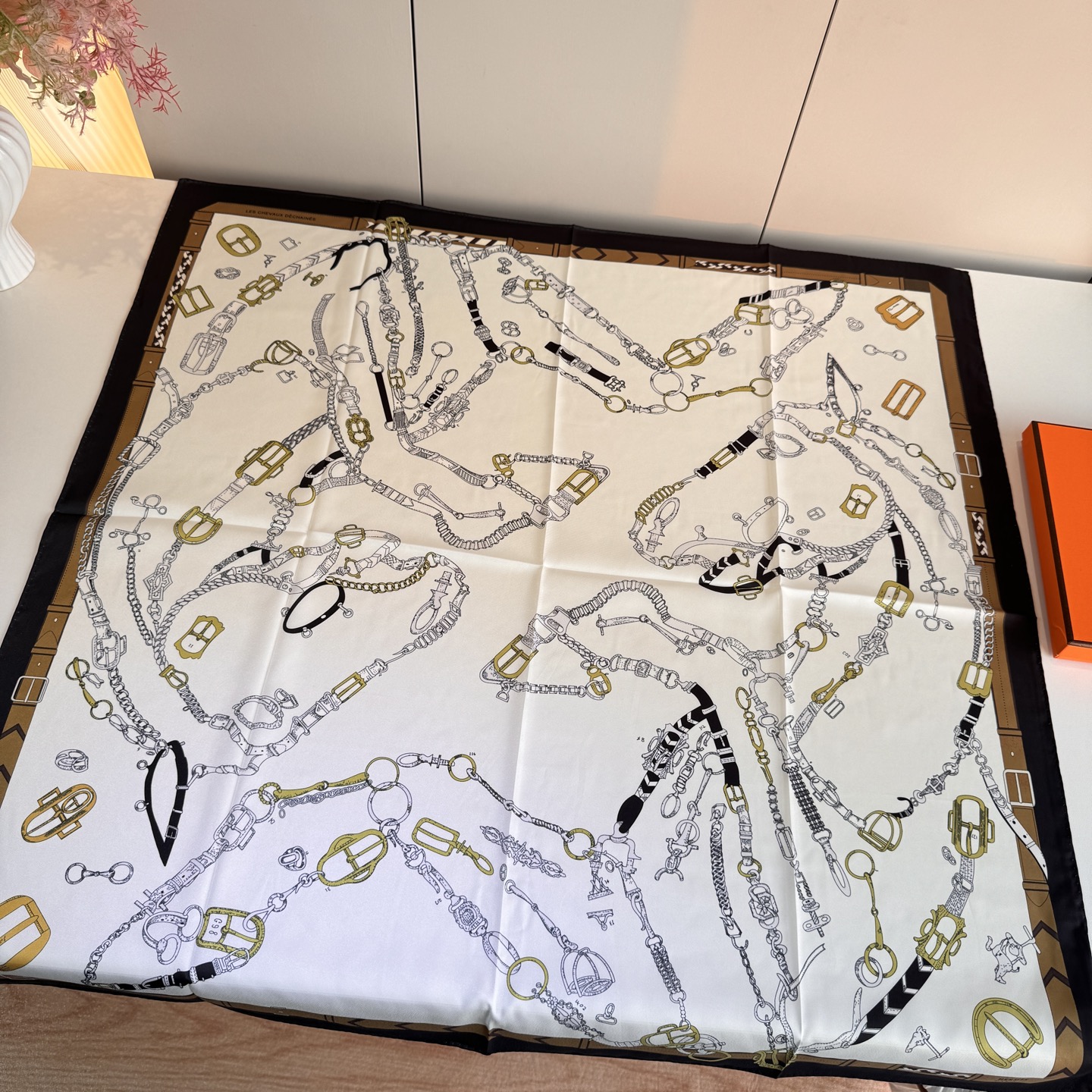 Cheap New Hermes high-quality scarf in 217740, $50 USD- [IB217740] - Replica Hermes Cashmere scarf