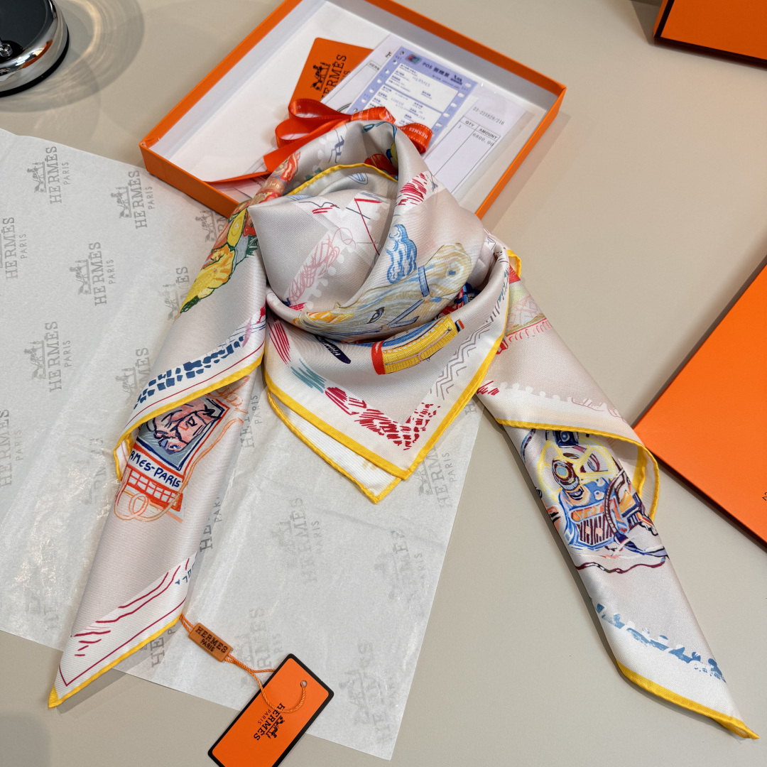 Cheap New Hermes high-quality scarf in 217741, $50 USD- [IB217741] - Replica Hermes Cashmere scarf