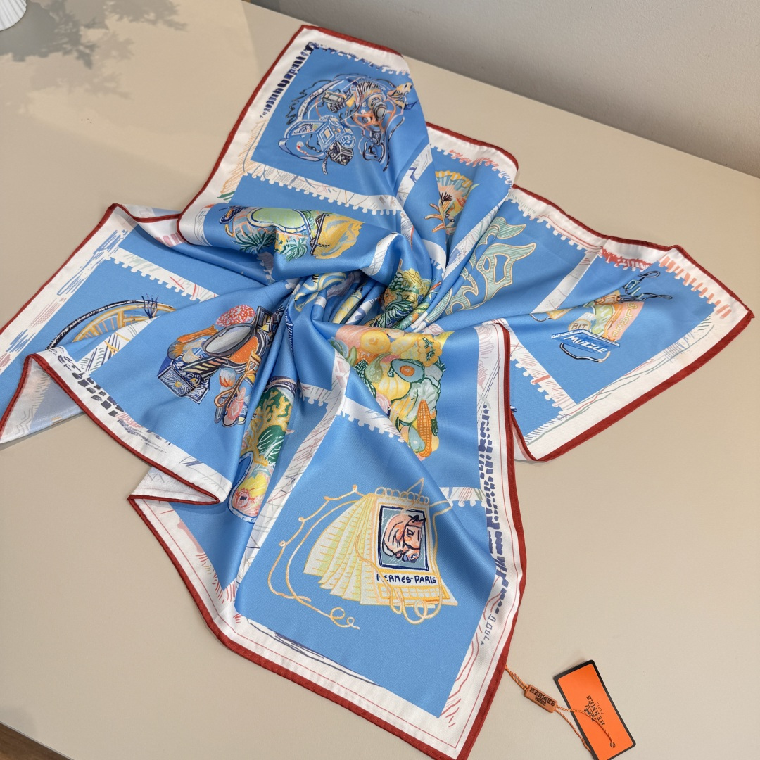 Cheap New Hermes high-quality scarf in 217742, $50 USD- [IB217742] - Replica Hermes Cashmere scarf