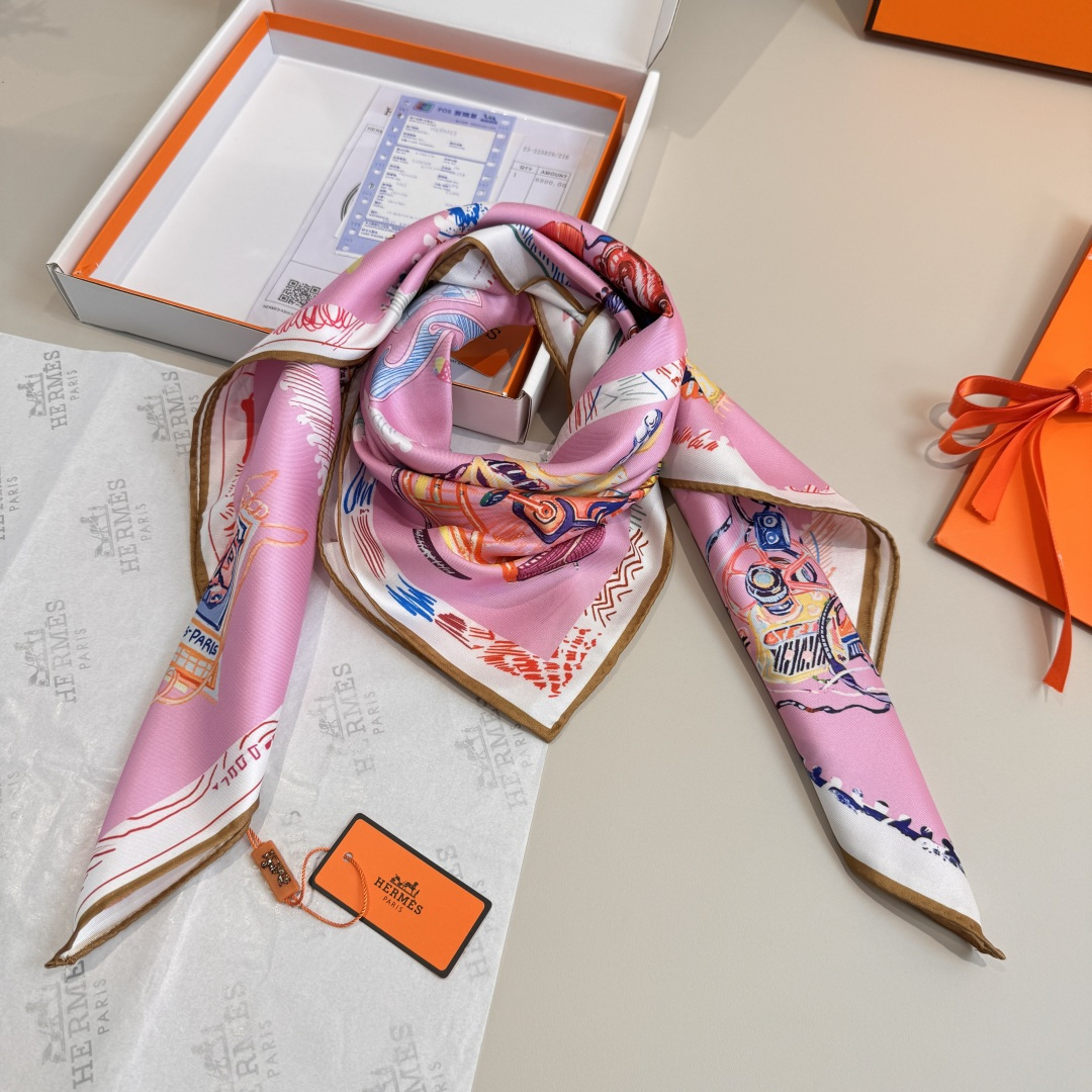Cheap New Hermes high-quality scarf in 217743, $50 USD- [IB217743] - Replica Hermes Cashmere scarf