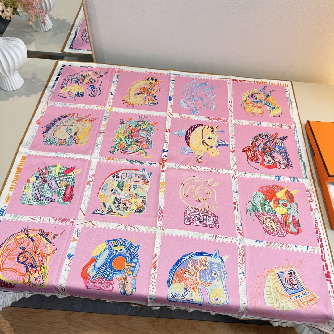 Cheap New Hermes high-quality scarf in 217743, $50 USD- [IB217743] - Replica Hermes Cashmere scarf