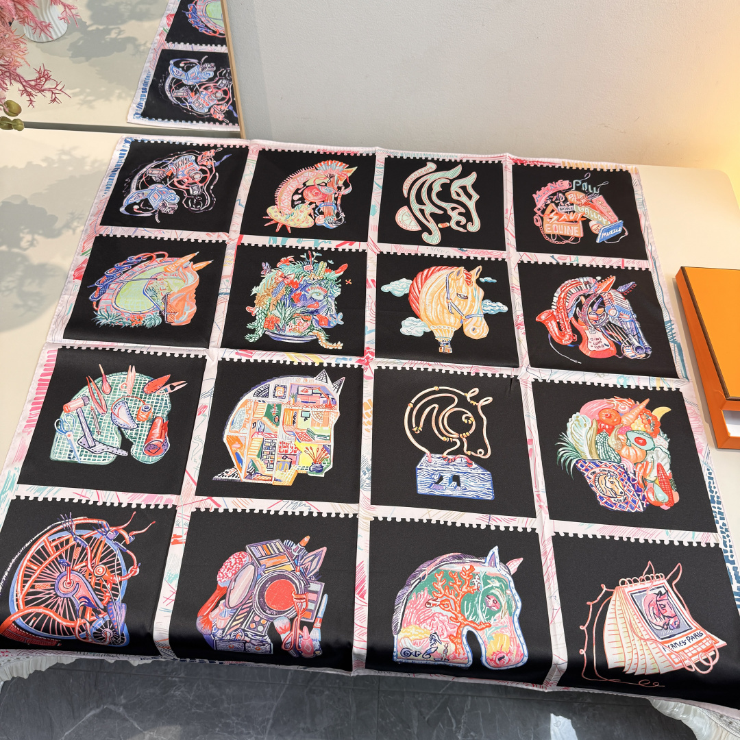 Cheap New Hermes high-quality scarf in 217745, $50 USD- [IB217745] - Replica Hermes Cashmere scarf