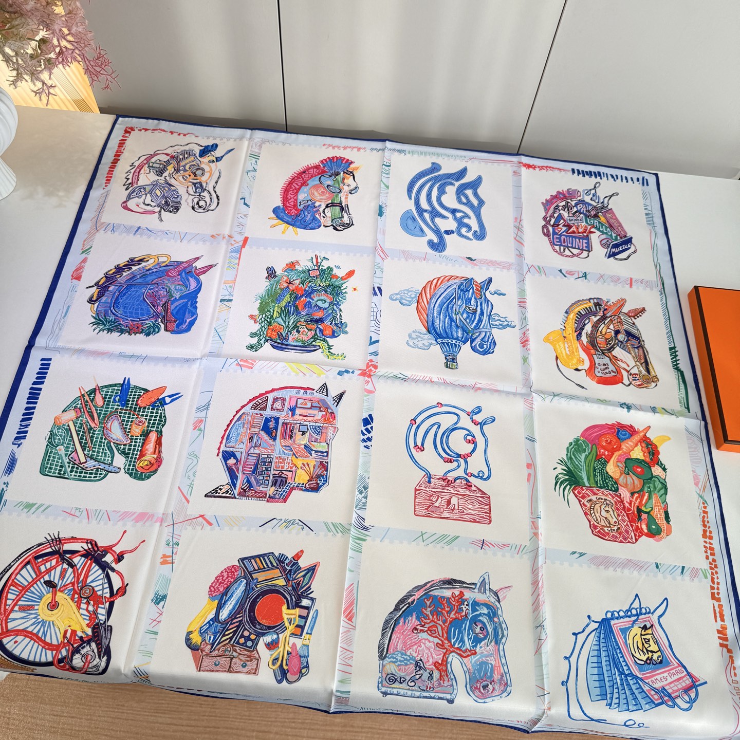 Cheap New Hermes high-quality scarf in 217746, $50 USD- [IB217746] - Replica Hermes Cashmere scarf