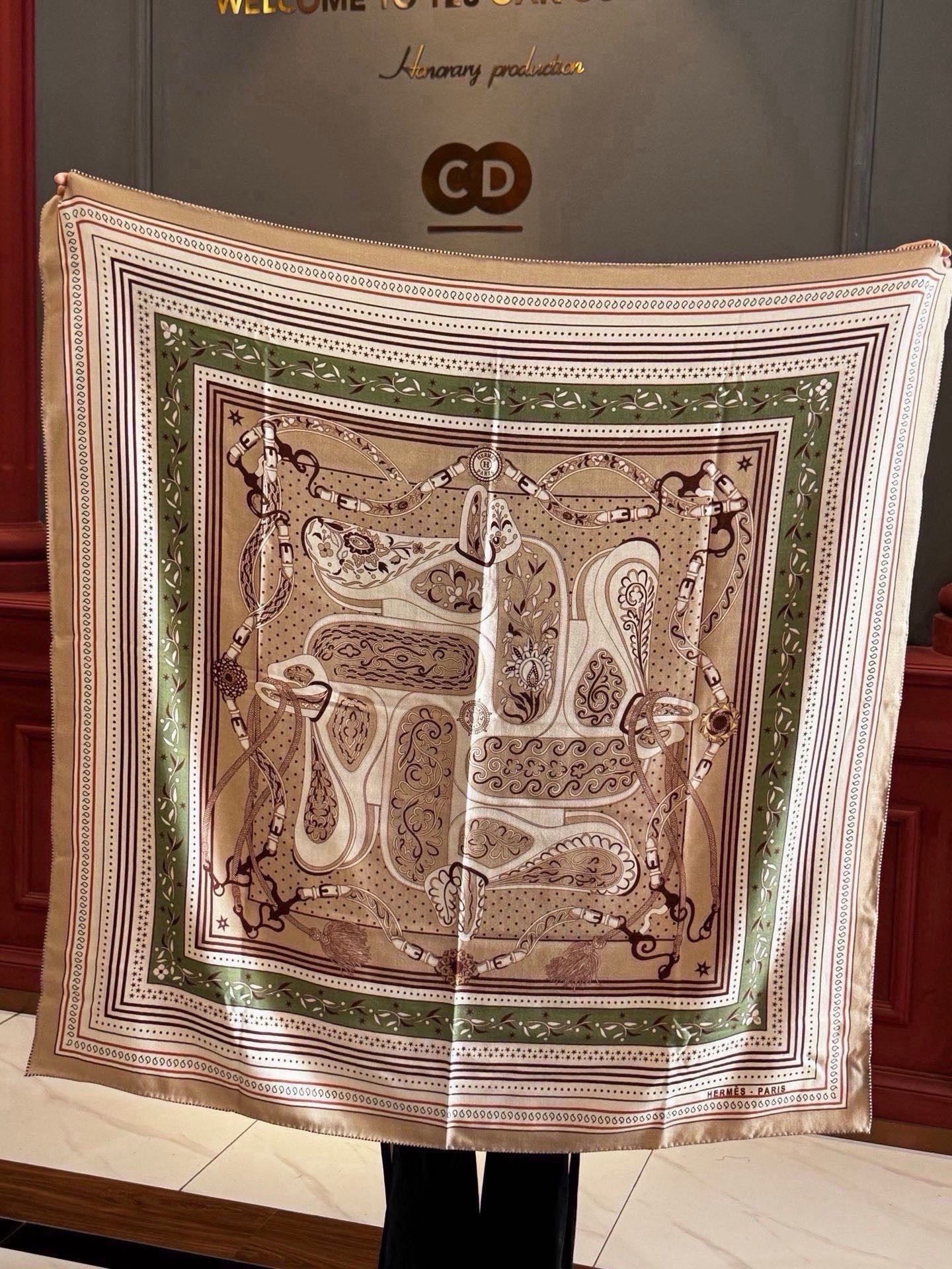 Cheap New Hermes high-quality scarf in 217747, $55 USD- [IB217747] - Replica Hermes Cashmere scarf