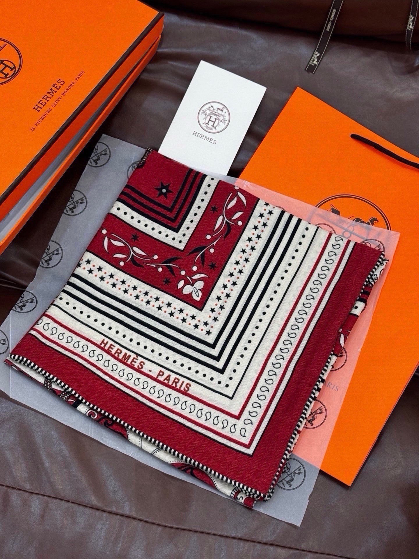 Cheap New Hermes high-quality scarf in 217750, $55 USD- [IB217750] - Replica Hermes Cashmere scarf