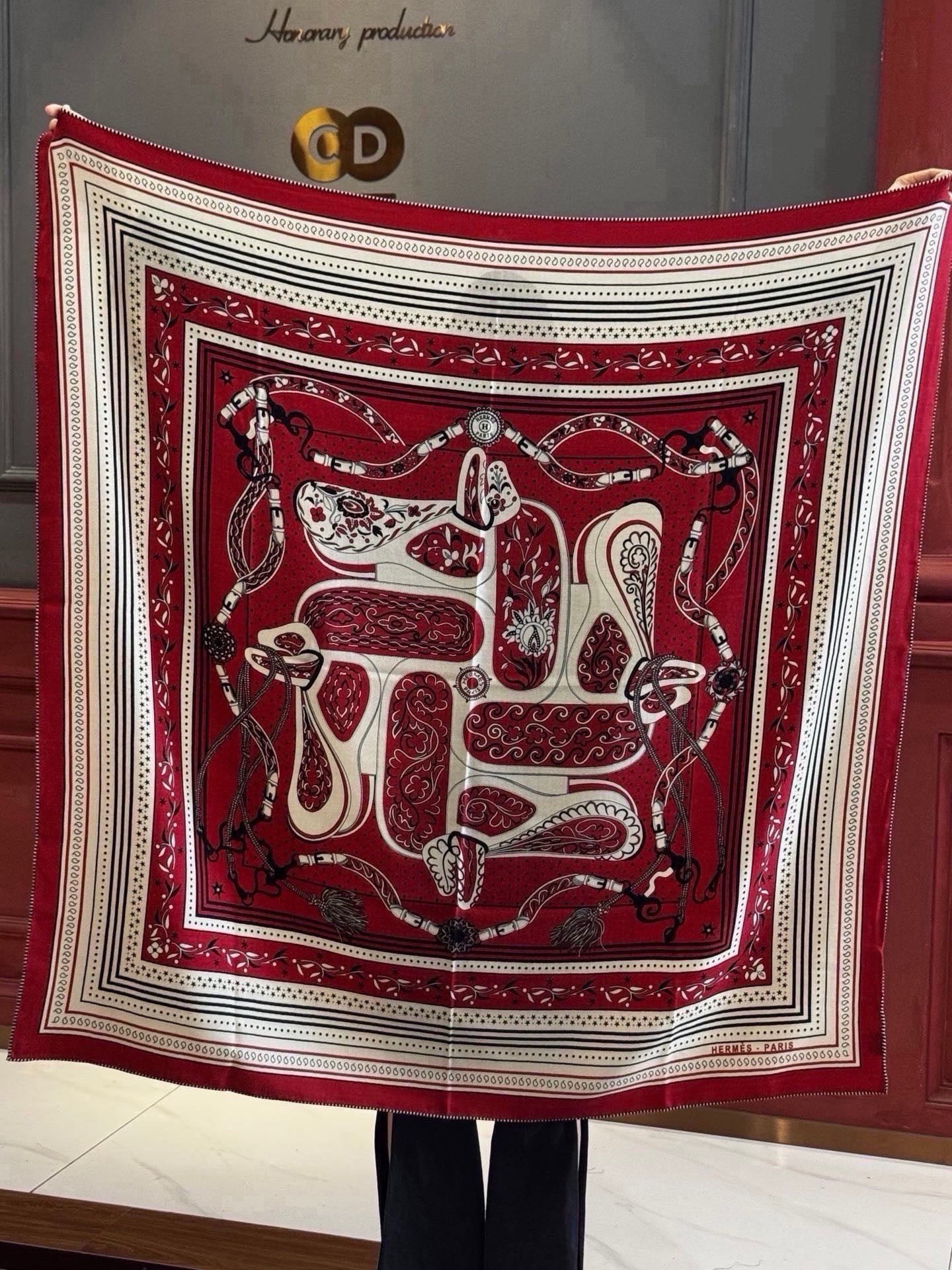 Cheap New Hermes high-quality scarf in 217750, $55 USD- [IB217750] - Replica Hermes Cashmere scarf