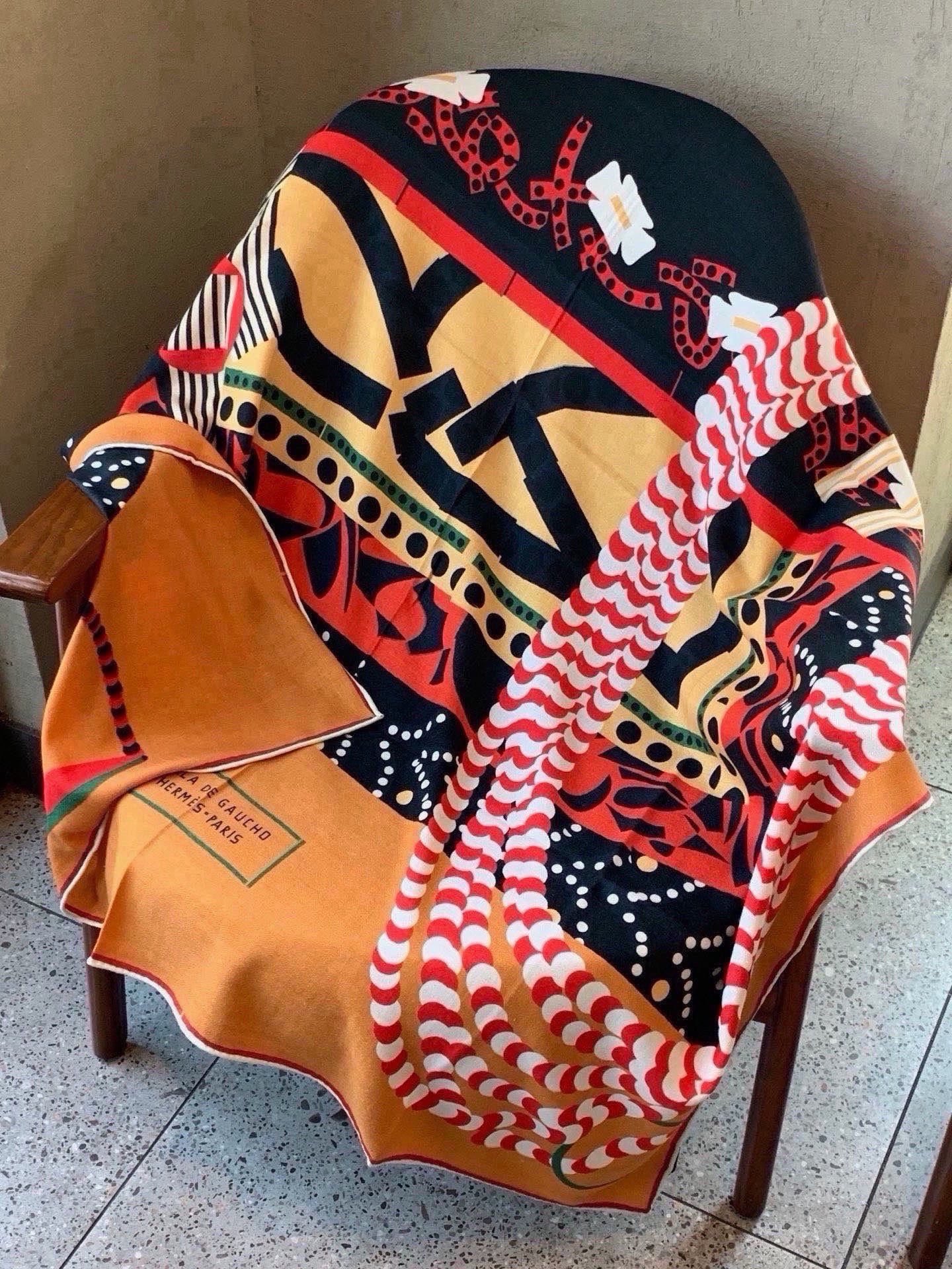 Cheap New Hermes high-quality scarf in 217756, $55 USD- [IB217756] - Replica Hermes Cashmere scarf