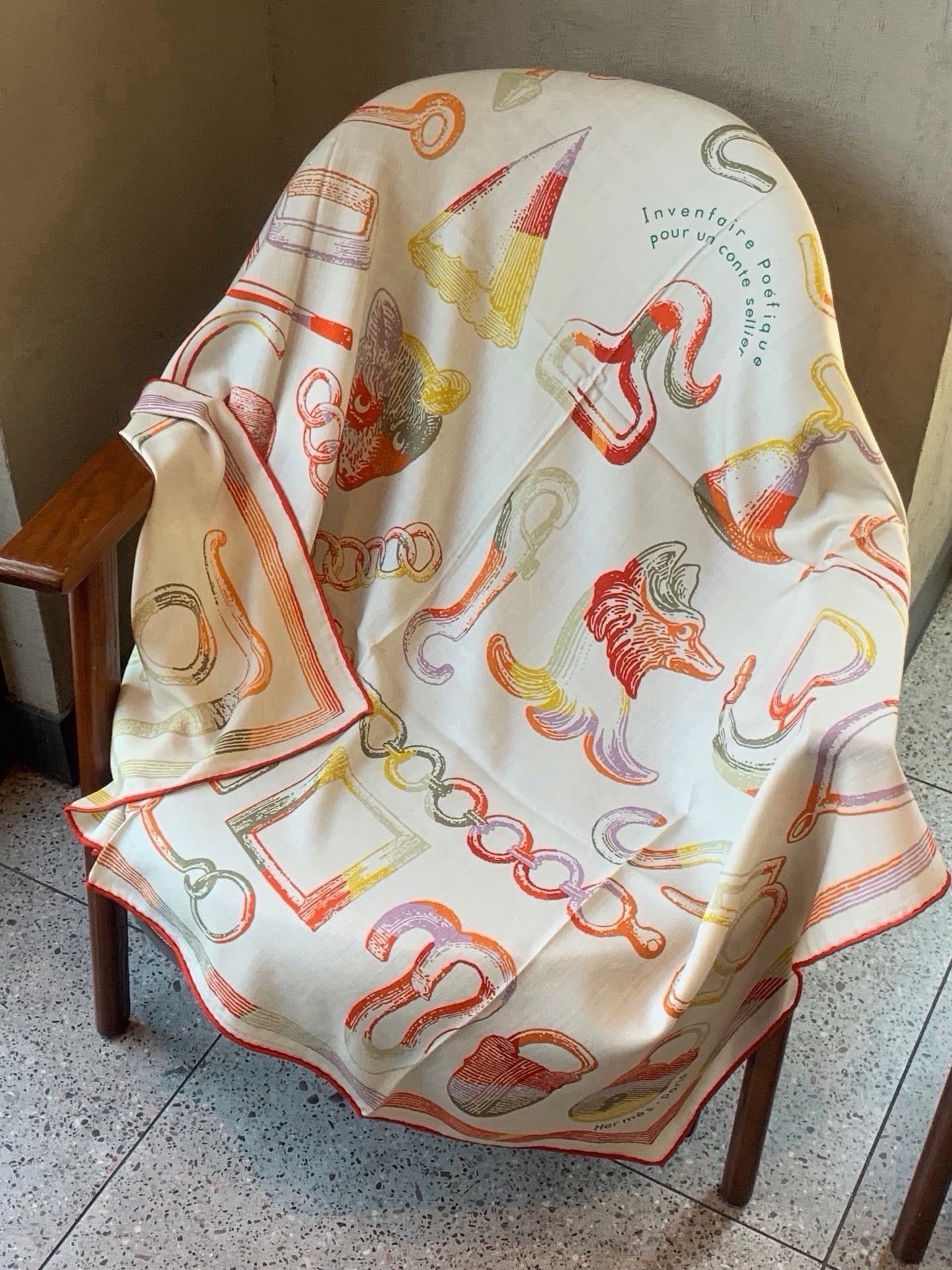 Cheap New Hermes high-quality scarf in 217758, $55 USD- [IB217758] - Replica Hermes Cashmere scarf
