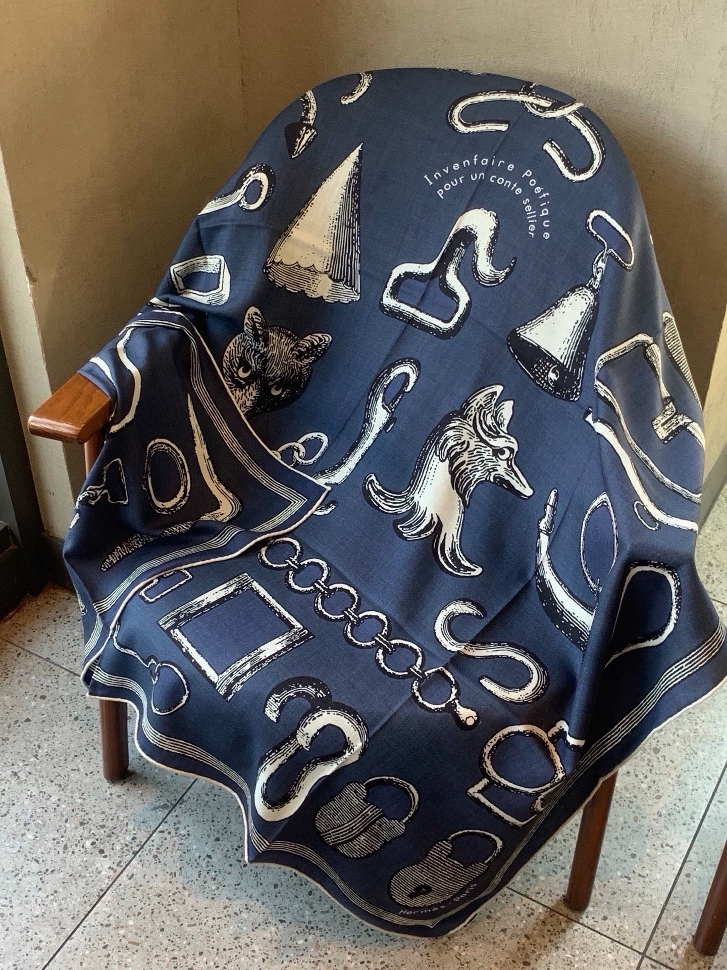 Cheap New Hermes high-quality scarf in 217759, $55 USD- [IB217759] - Replica Hermes Cashmere scarf