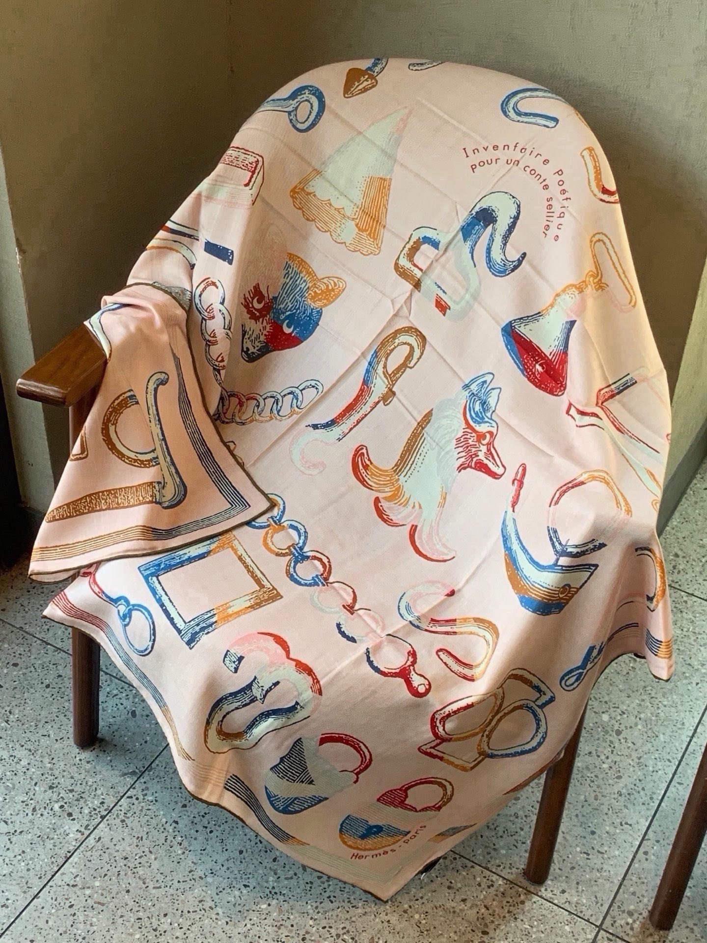 Cheap New Hermes high-quality scarf in 217760, $55 USD- [IB217760] - Replica Hermes Cashmere scarf