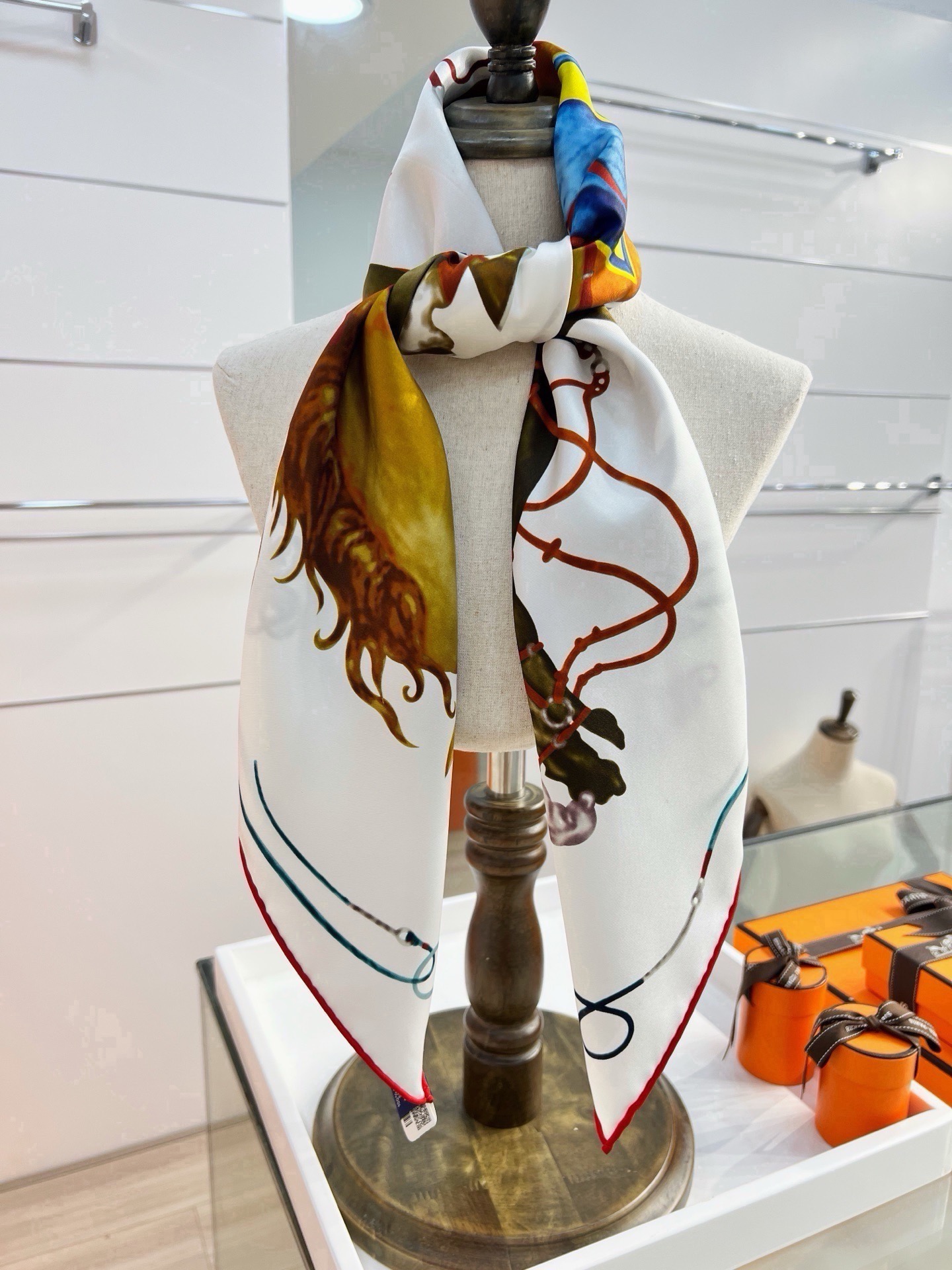 Cheap New Hermes high-quality scarf in 217763, $50 USD- [IB217763] - Replica Hermes Cashmere scarf