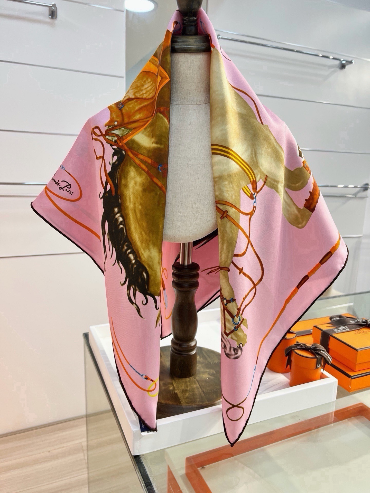 Cheap New Hermes high-quality scarf in 217764, $50 USD- [IB217764] - Replica Hermes Cashmere scarf