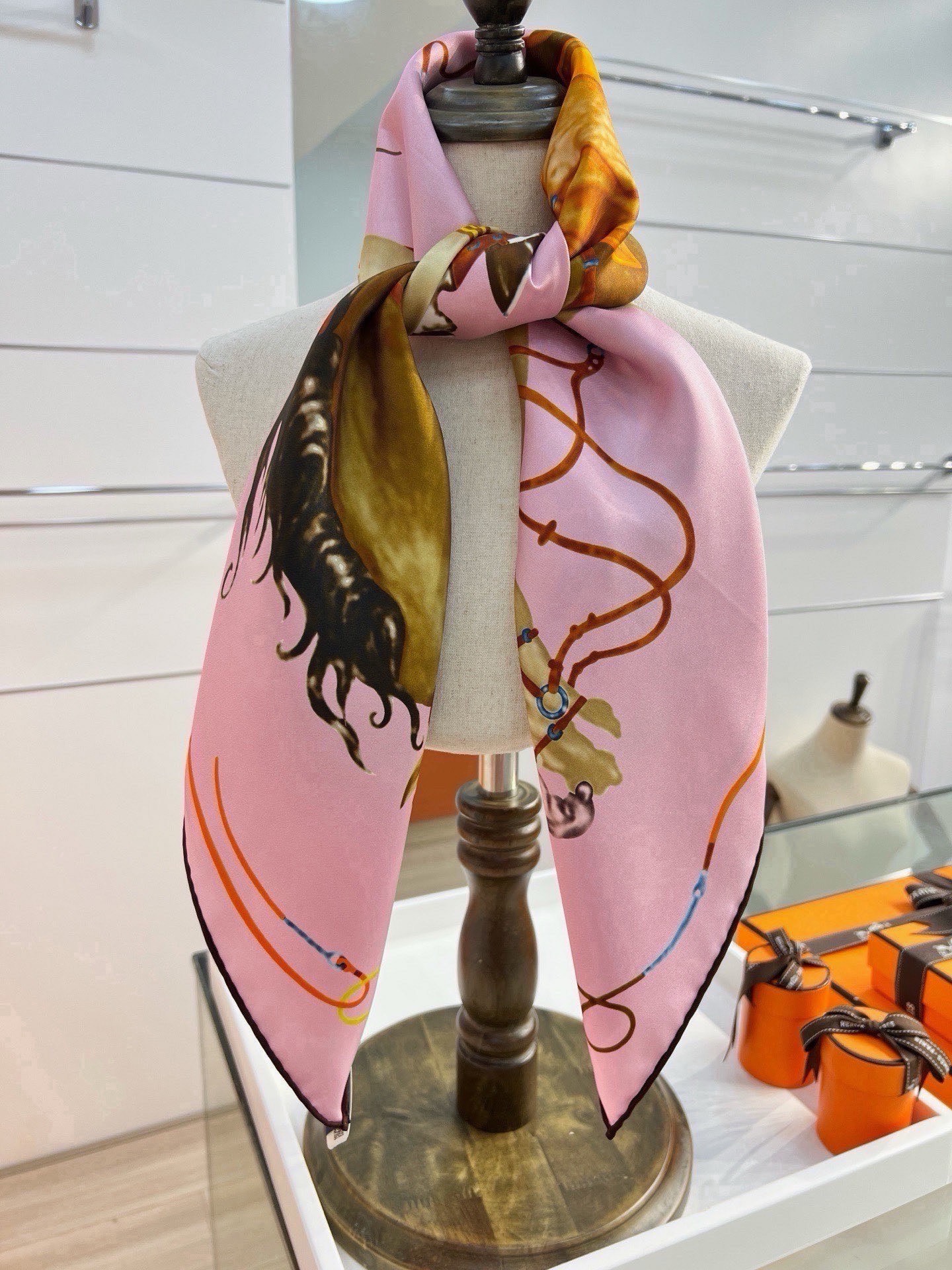 Cheap New Hermes high-quality scarf in 217764, $50 USD- [IB217764] - Replica Hermes Cashmere scarf