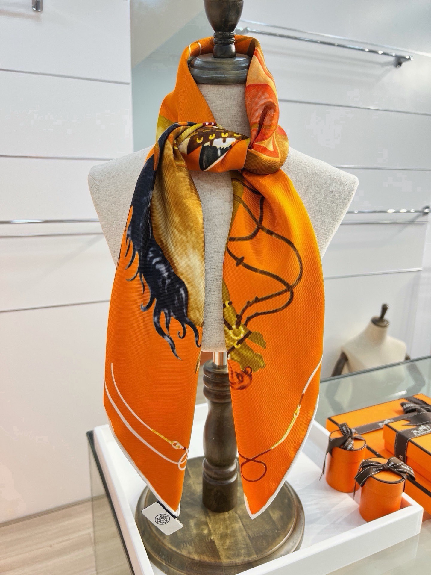 Cheap New Hermes high-quality scarf in 217765, $50 USD- [IB217765] - Replica Hermes Cashmere scarf