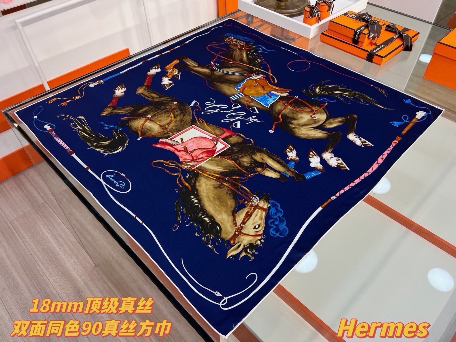 Cheap New Hermes high-quality scarf in 217766, $50 USD- [IB217766] - Replica Hermes Cashmere scarf