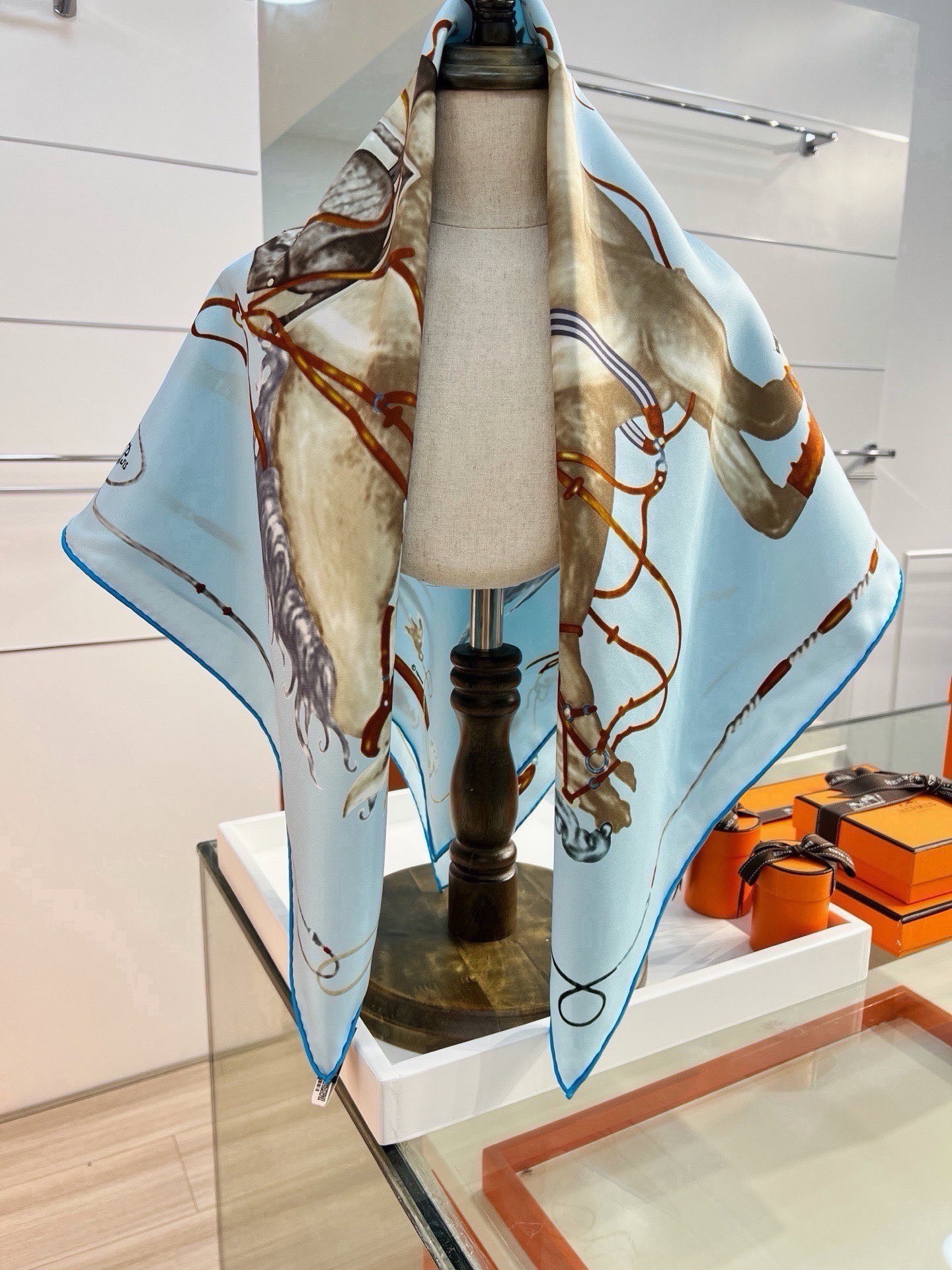 Cheap New Hermes high-quality scarf in 217768, $50 USD- [IB217768] - Replica Hermes Cashmere scarf