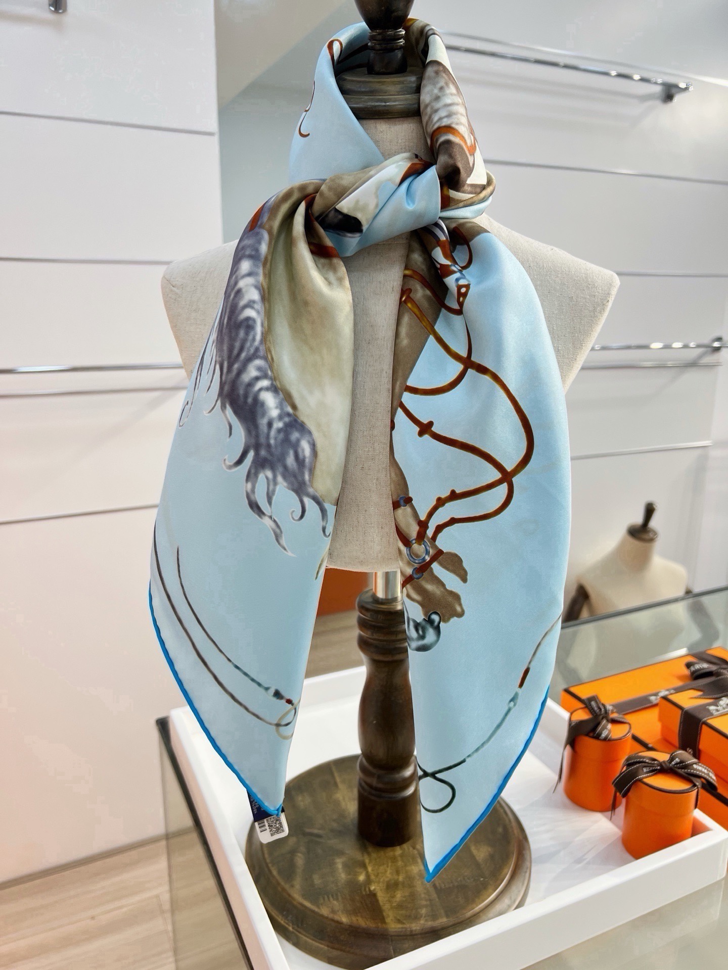 Cheap New Hermes high-quality scarf in 217768, $50 USD- [IB217768] - Replica Hermes Cashmere scarf