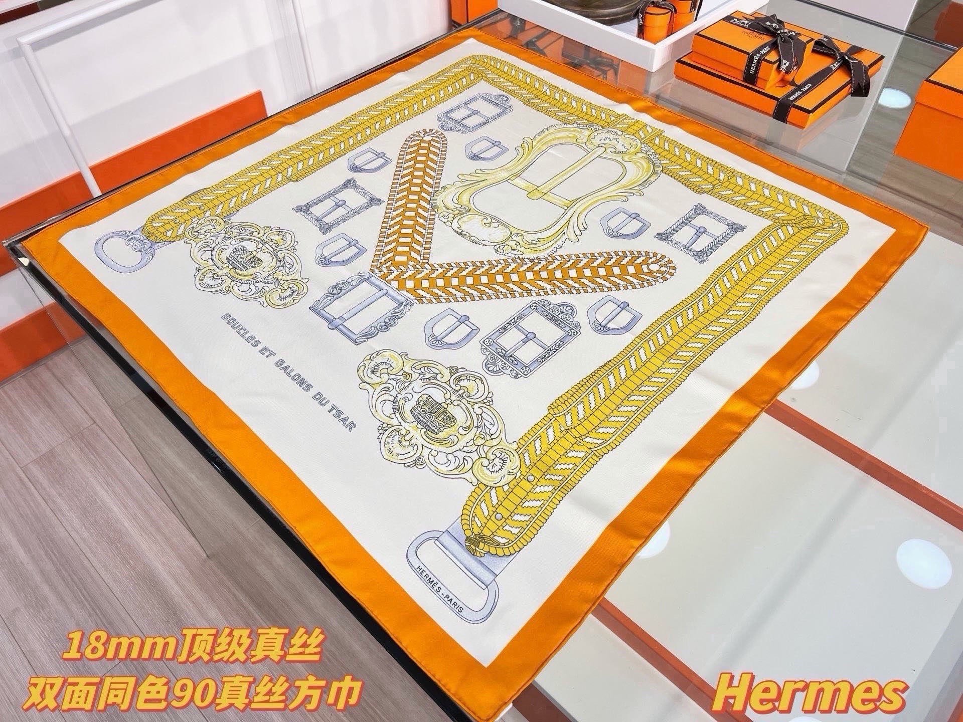 Cheap New Hermes high-quality scarf in 217769, $50 USD- [IB217769] - Replica Hermes Cashmere scarf
