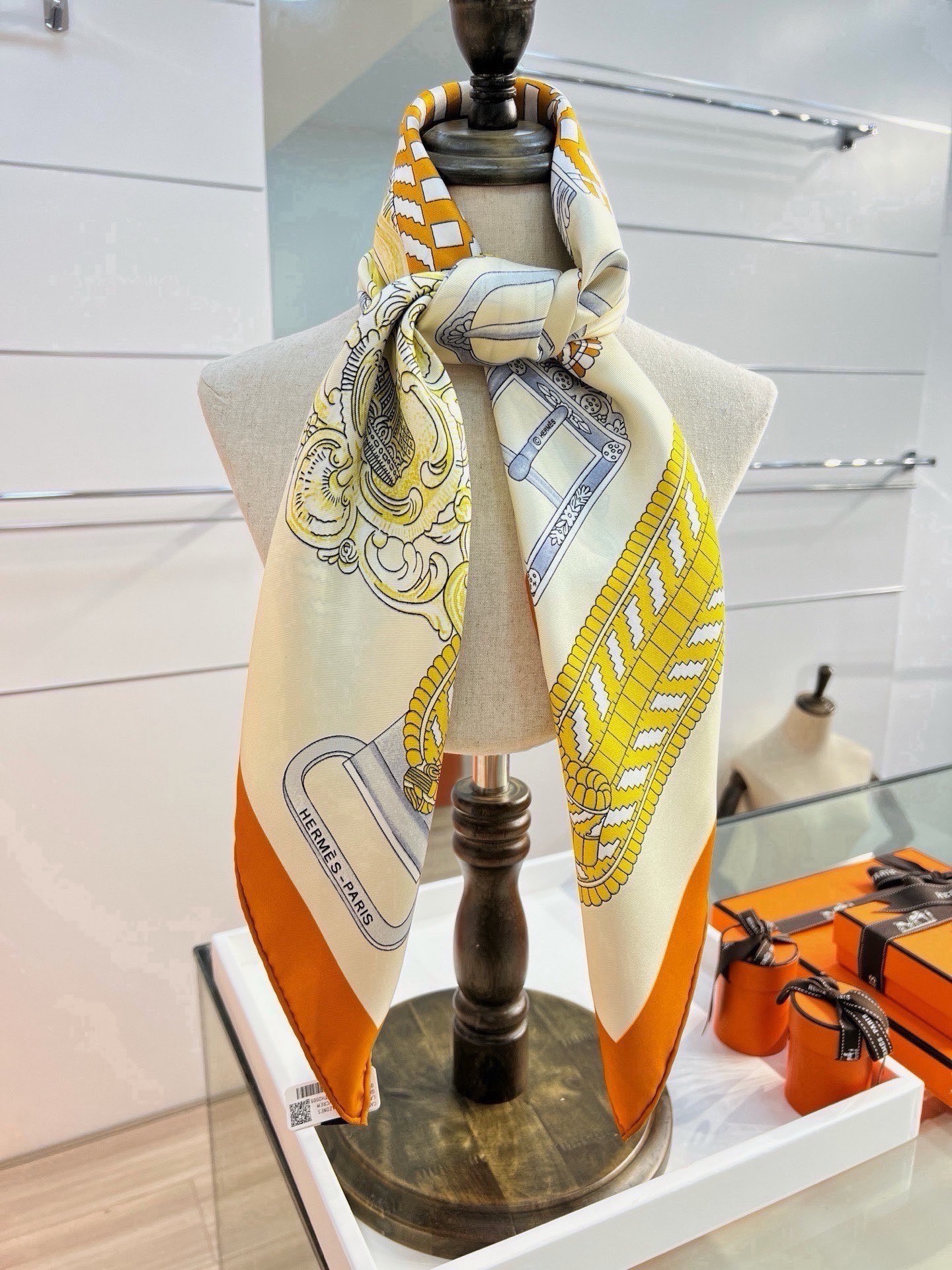 Cheap New Hermes high-quality scarf in 217769, $50 USD- [IB217769] - Replica Hermes Cashmere scarf