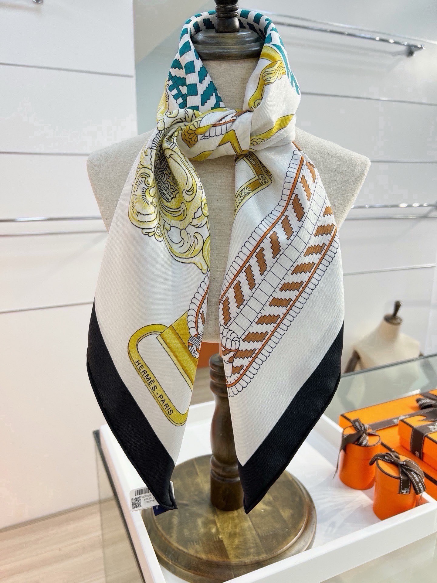 Cheap New Hermes high-quality scarf in 217770, $50 USD- [IB217770] - Replica Hermes Cashmere scarf
