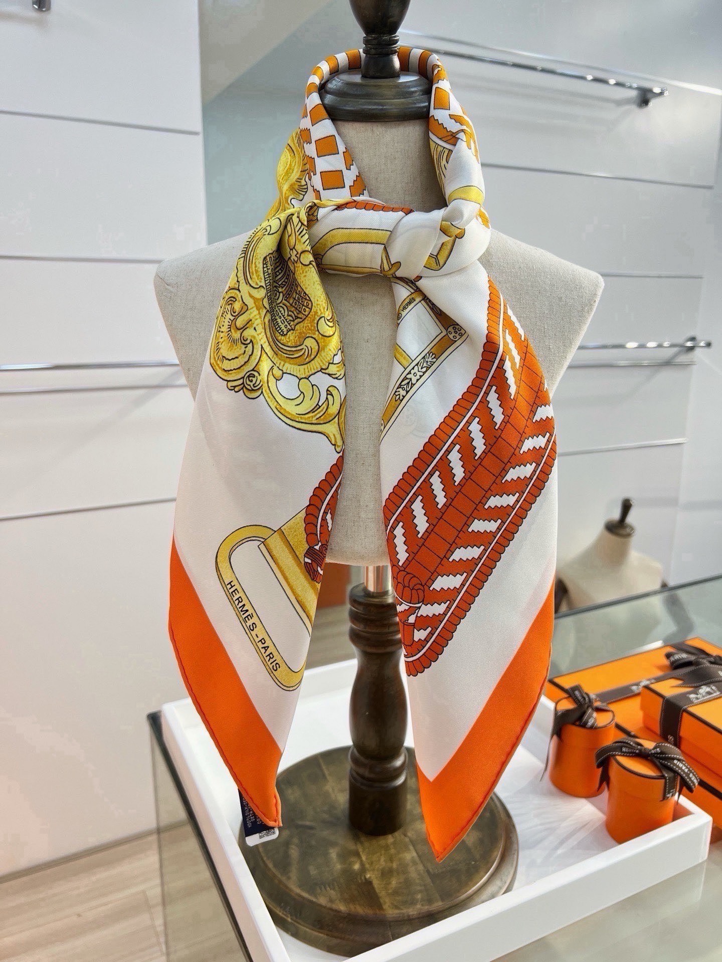 Cheap New Hermes high-quality scarf in 217771, $50 USD- [IB217771] - Replica Hermes Cashmere scarf