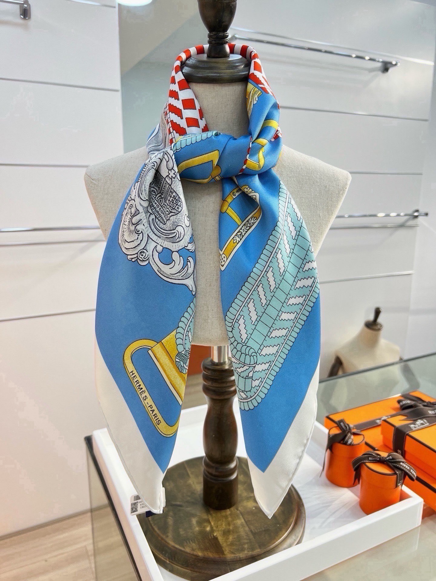 Cheap New Hermes high-quality scarf in 217772, $50 USD- [IB217772] - Replica Hermes Cashmere scarf