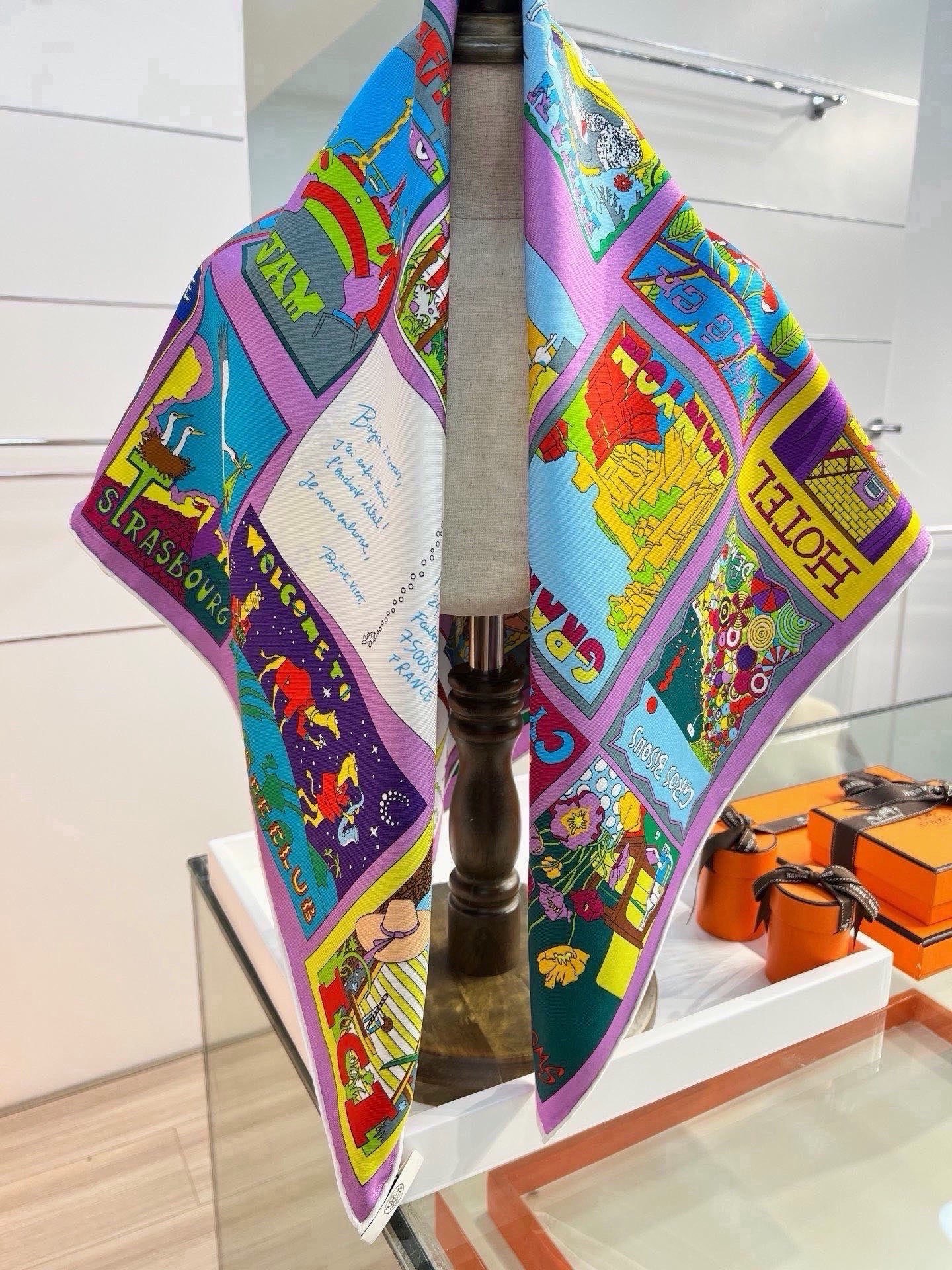 Cheap New Hermes high-quality scarf in 217774, $50 USD- [IB217774] - Replica Hermes Cashmere scarf