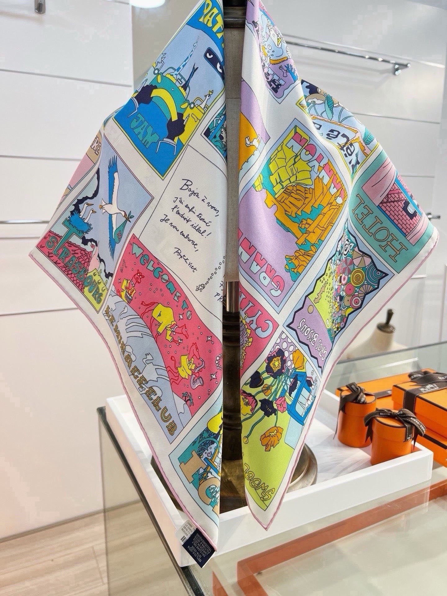 Cheap New Hermes high-quality scarf in 217776, $50 USD- [IB217776] - Replica Hermes Cashmere scarf