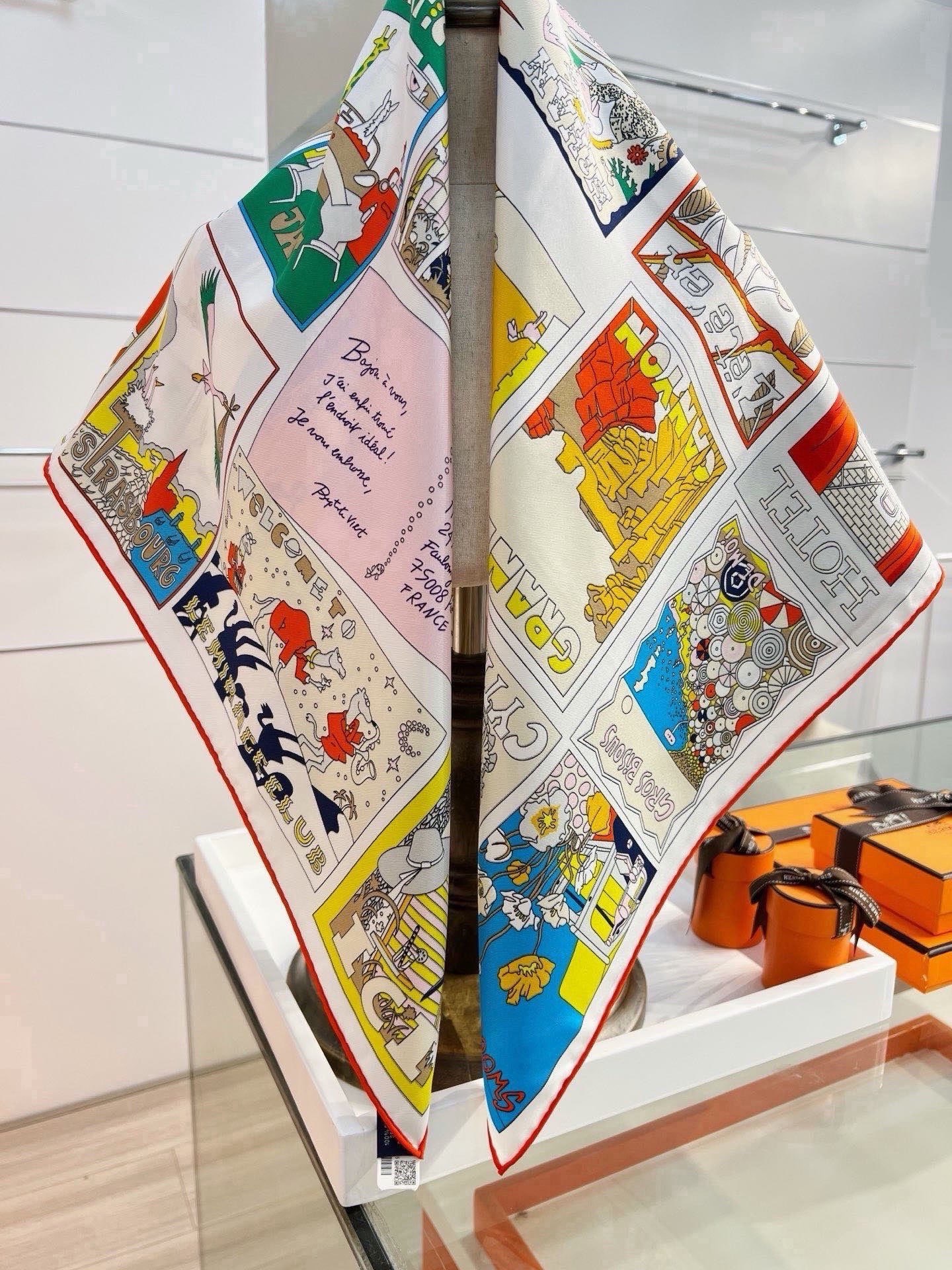 Cheap New Hermes high-quality scarf in 217777, $50 USD- [IB217777] - Replica Hermes Cashmere scarf