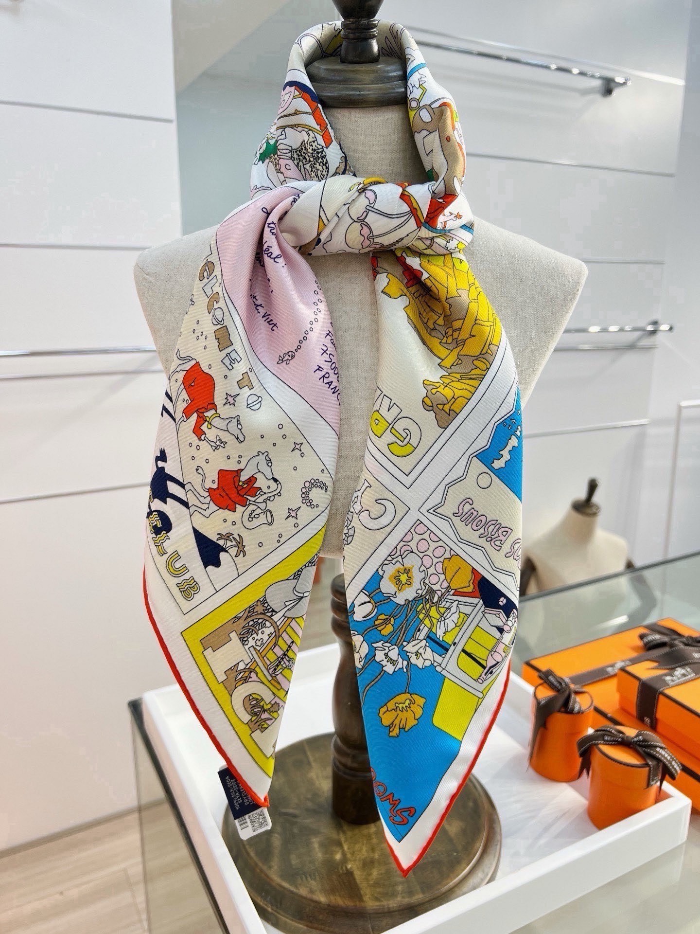Cheap New Hermes high-quality scarf in 217777, $50 USD- [IB217777] - Replica Hermes Cashmere scarf