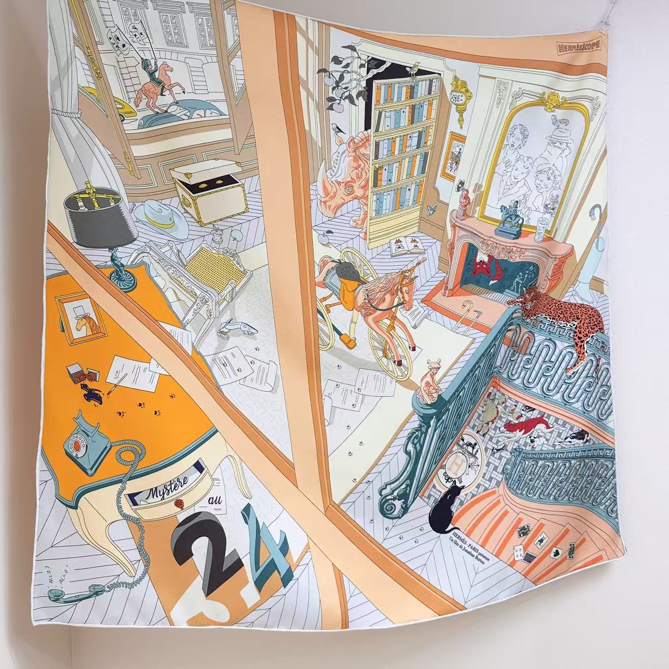 Cheap New Hermes high-quality scarf in 217780, $50 USD- [IB217780] - Replica Hermes Cashmere scarf