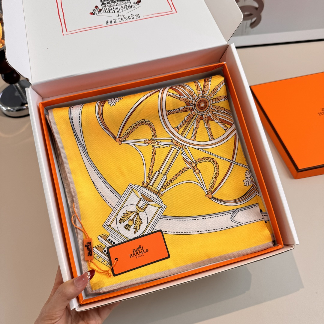Cheap New Hermes high-quality scarf in 217781, $50 USD- [IB217781] - Replica Hermes Cashmere scarf