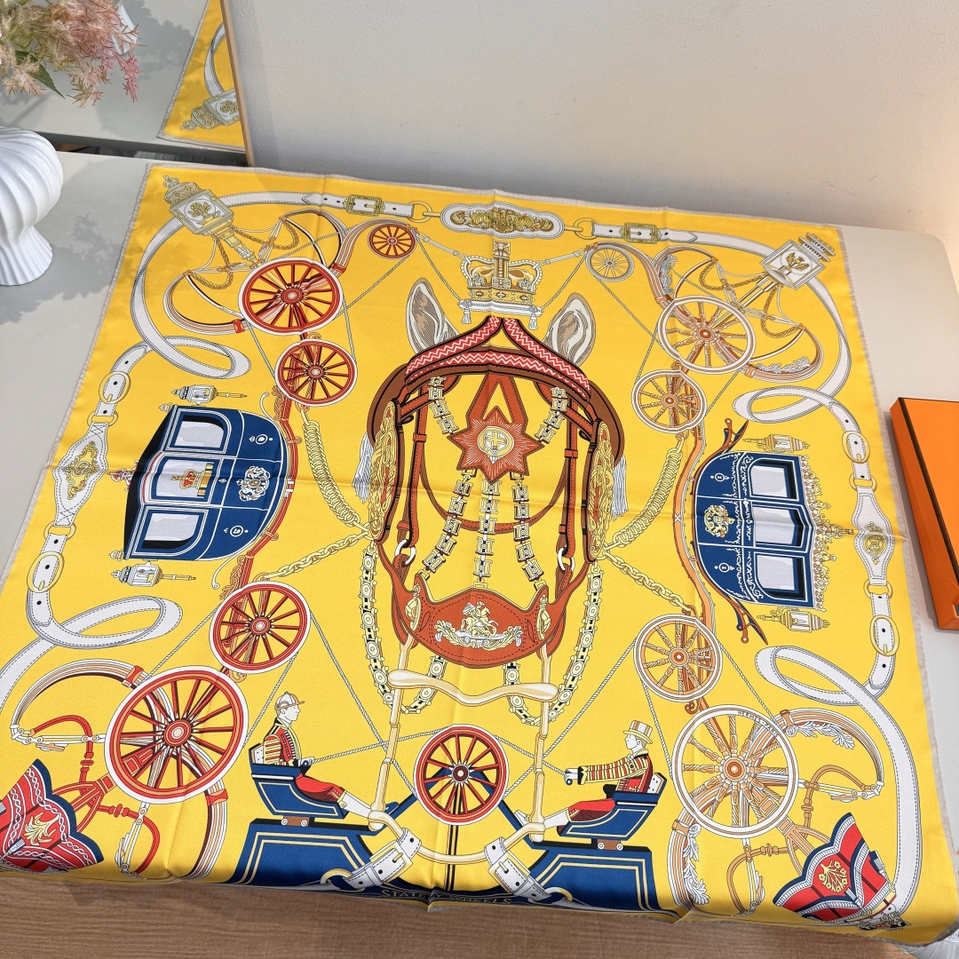 Cheap New Hermes high-quality scarf in 217781, $50 USD- [IB217781] - Replica Hermes Cashmere scarf