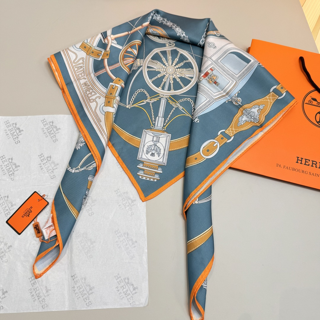 Cheap New Hermes high-quality scarf in 217782, $50 USD- [IB217782] - Replica Hermes Cashmere scarf