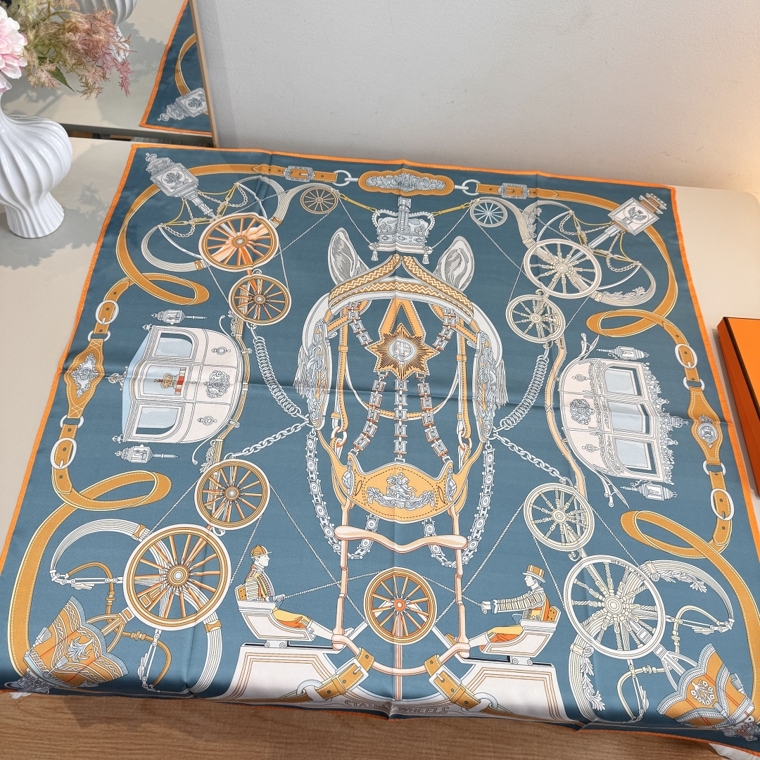 Cheap New Hermes high-quality scarf in 217782, $50 USD- [IB217782] - Replica Hermes Cashmere scarf