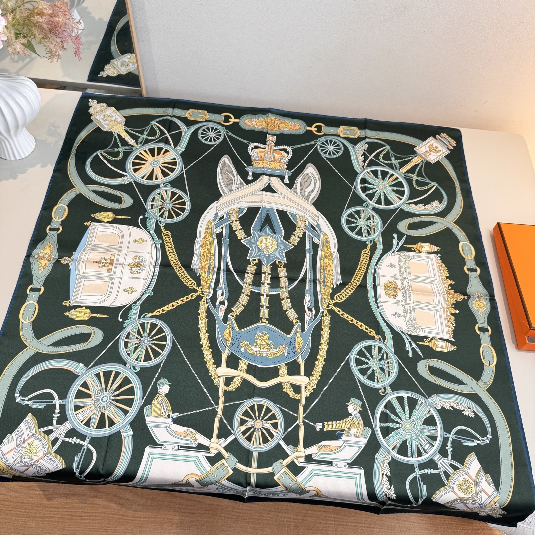 Cheap New Hermes high-quality scarf in 217783, $50 USD- [IB217783] - Replica Hermes Cashmere scarf