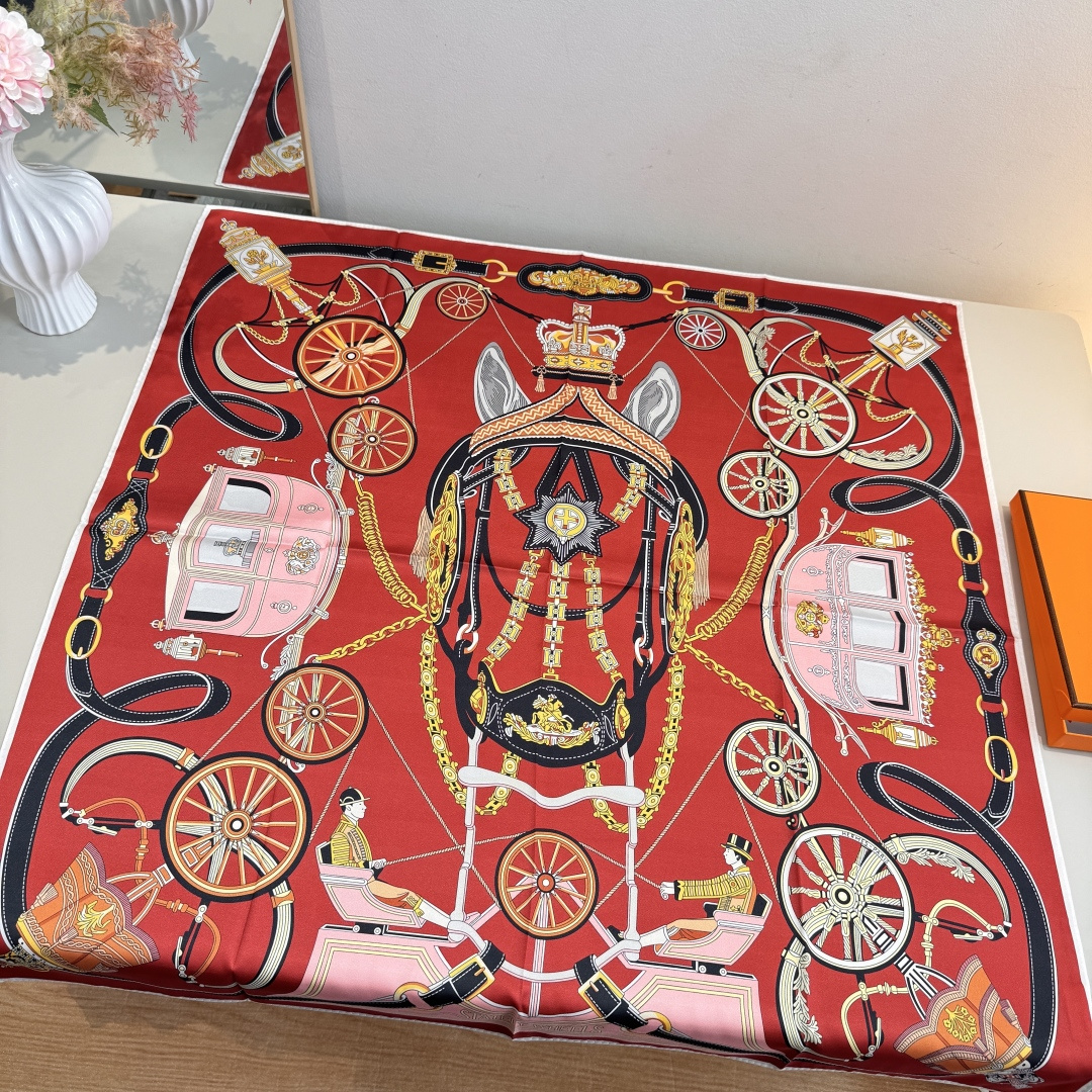 Cheap New Hermes high-quality scarf in 217785, $50 USD- [IB217785] - Replica Hermes Cashmere scarf