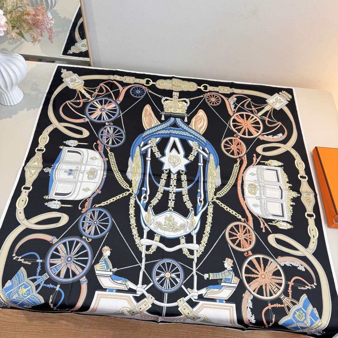 Cheap New Hermes high-quality scarf in 217786, $50 USD- [IB217786] - Replica Hermes Cashmere scarf