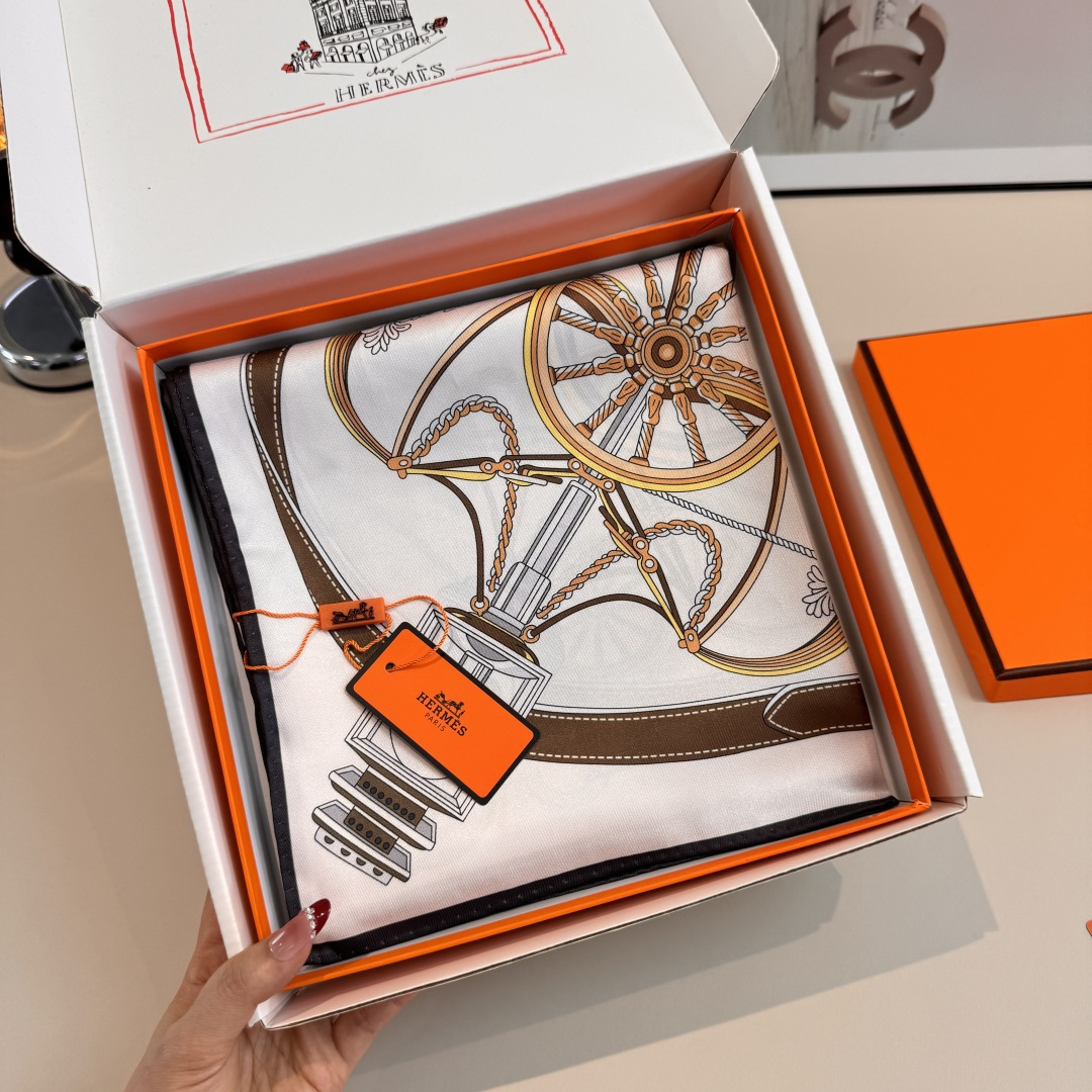 Cheap New Hermes high-quality scarf in 217788, $50 USD- [IB217788] - Replica Hermes Cashmere scarf