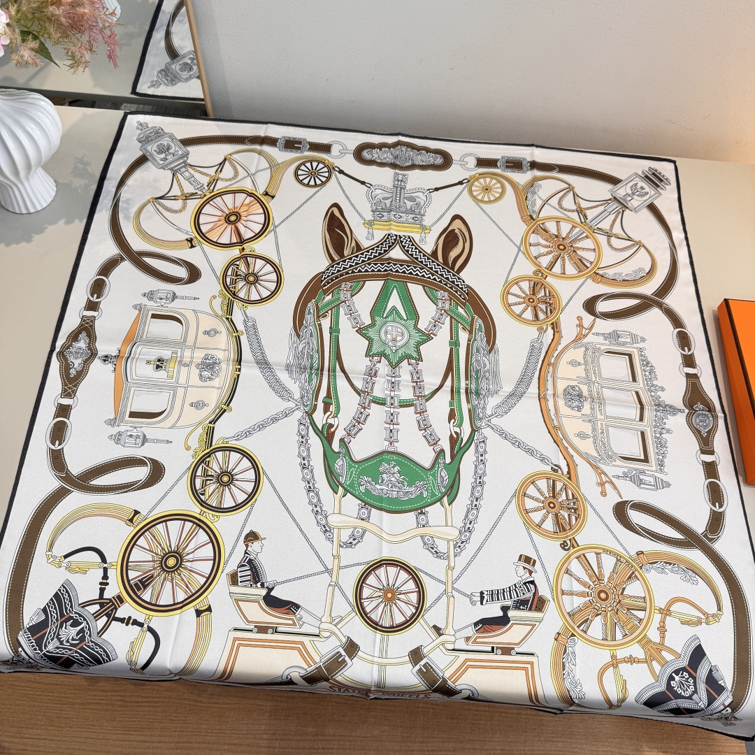 Cheap New Hermes high-quality scarf in 217788, $50 USD- [IB217788] - Replica Hermes Cashmere scarf