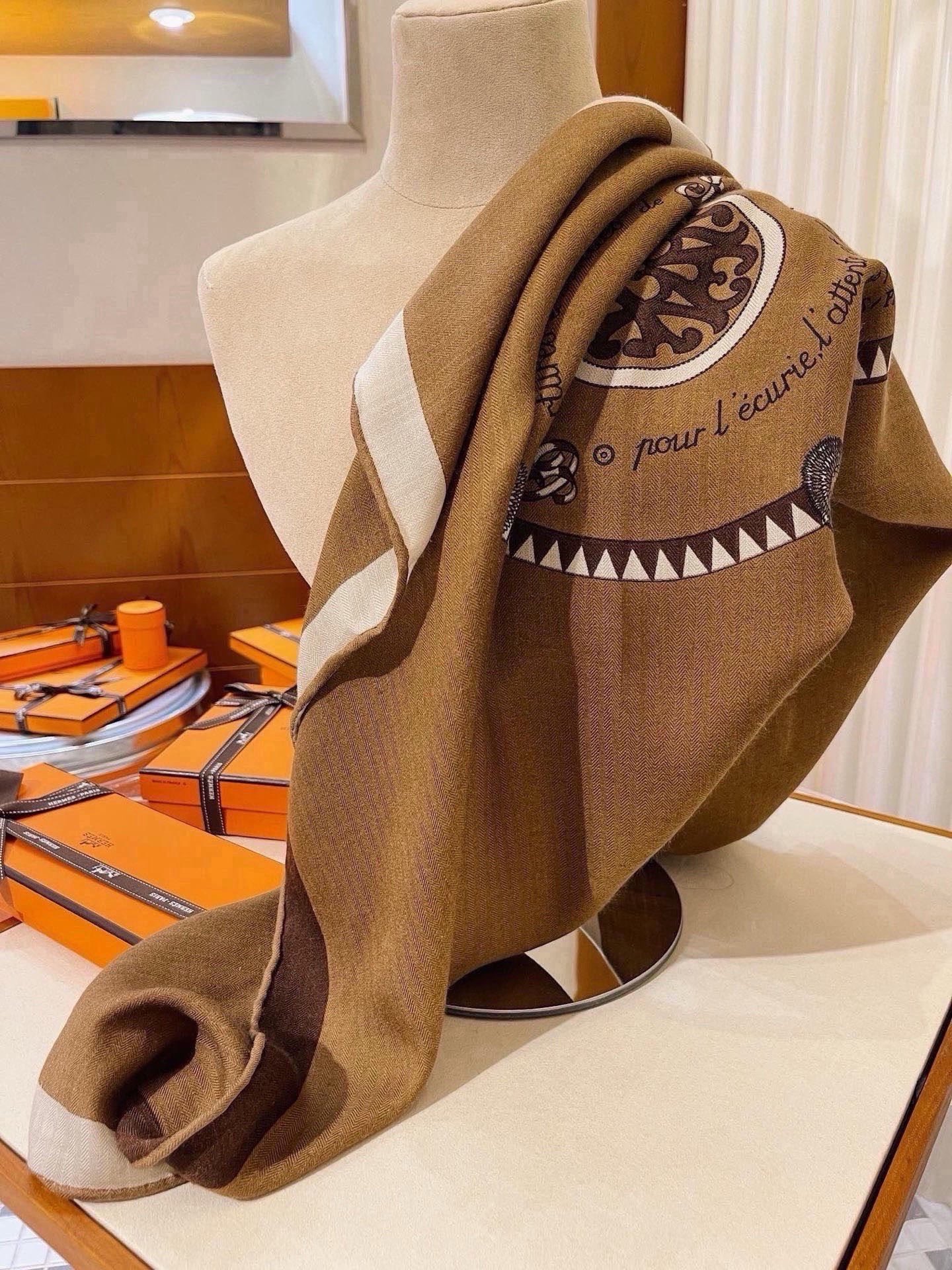 Cheap New Hermes high-quality scarf in 217790, $55 USD- [IB217790] - Replica Hermes Cashmere scarf