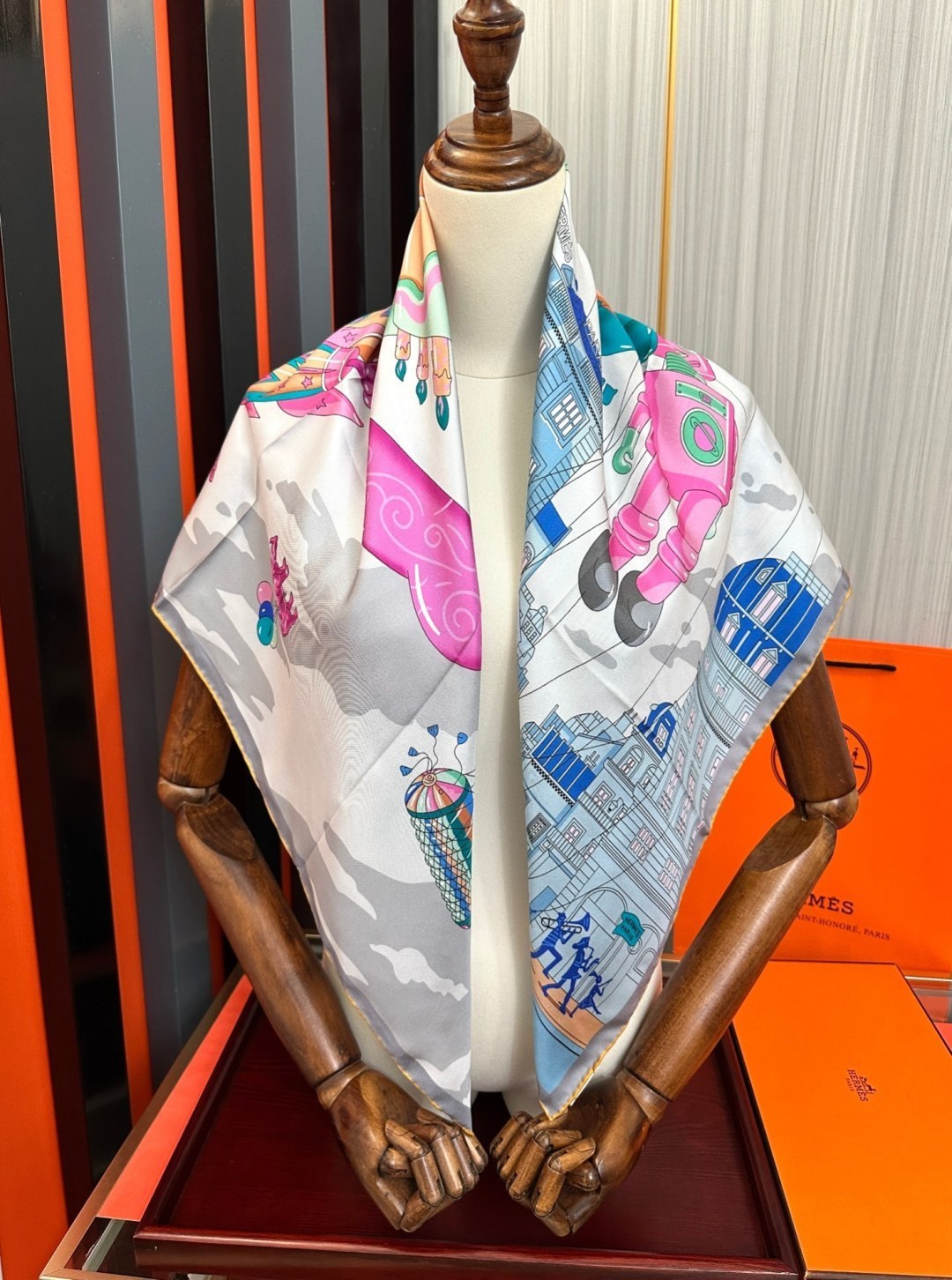 Cheap New Hermes high-quality scarf in 217799, $50 USD- [IB217799] - Replica Hermes Cashmere scarf