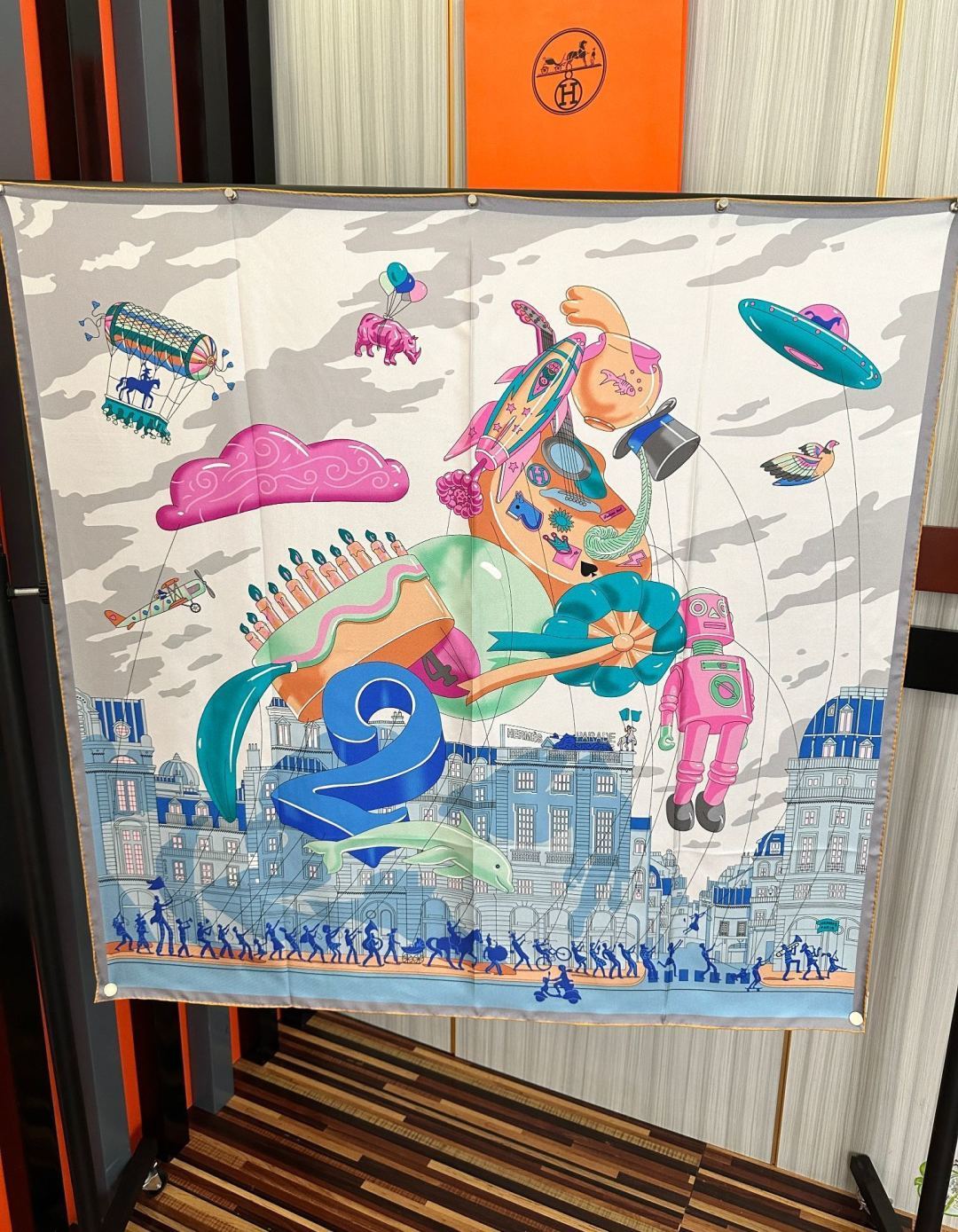 Cheap New Hermes high-quality scarf in 217799, $50 USD- [IB217799] - Replica Hermes Cashmere scarf