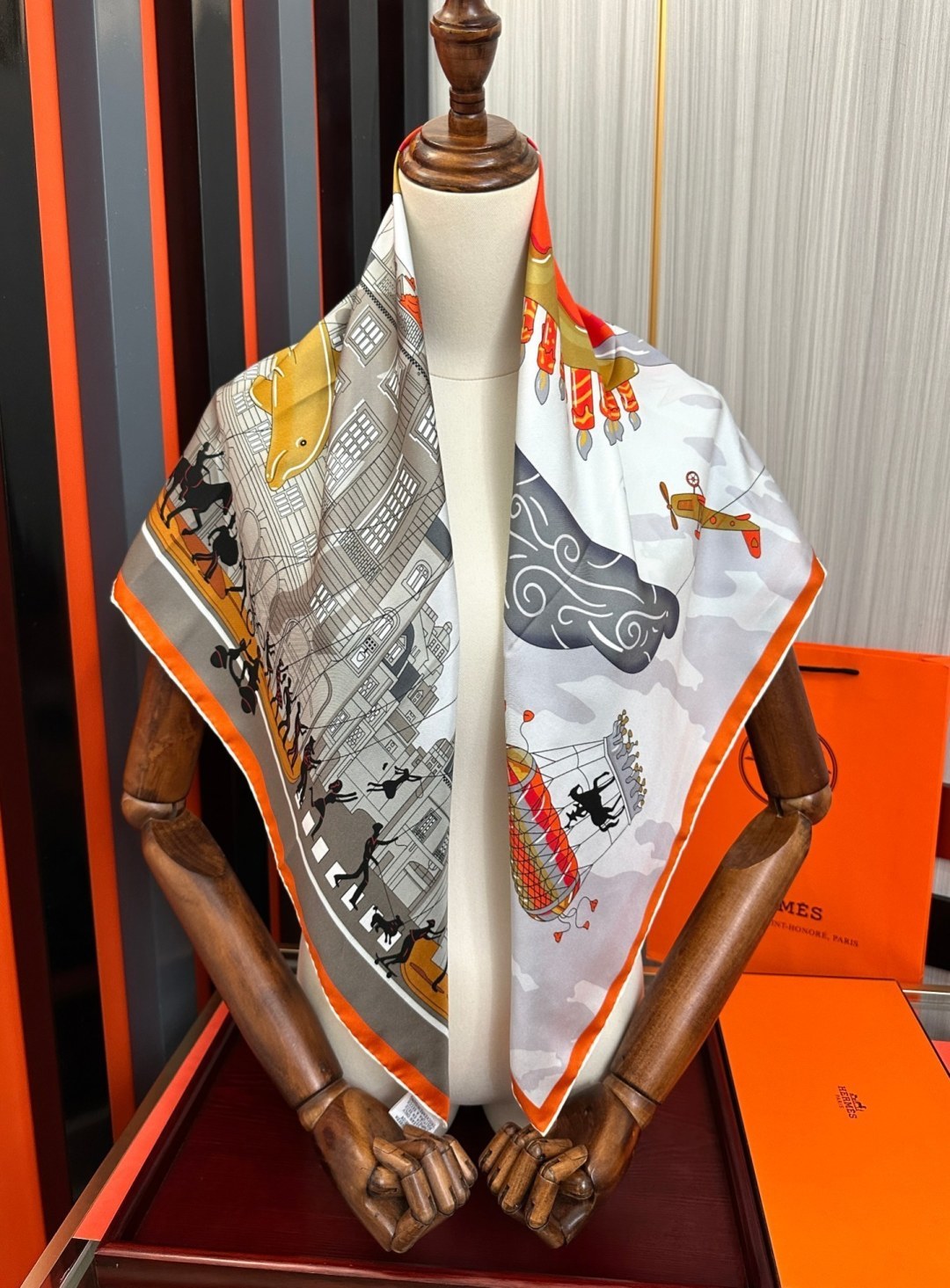Cheap New Hermes high-quality scarf in 217800, $50 USD- [IB217800] - Replica Hermes Cashmere scarf