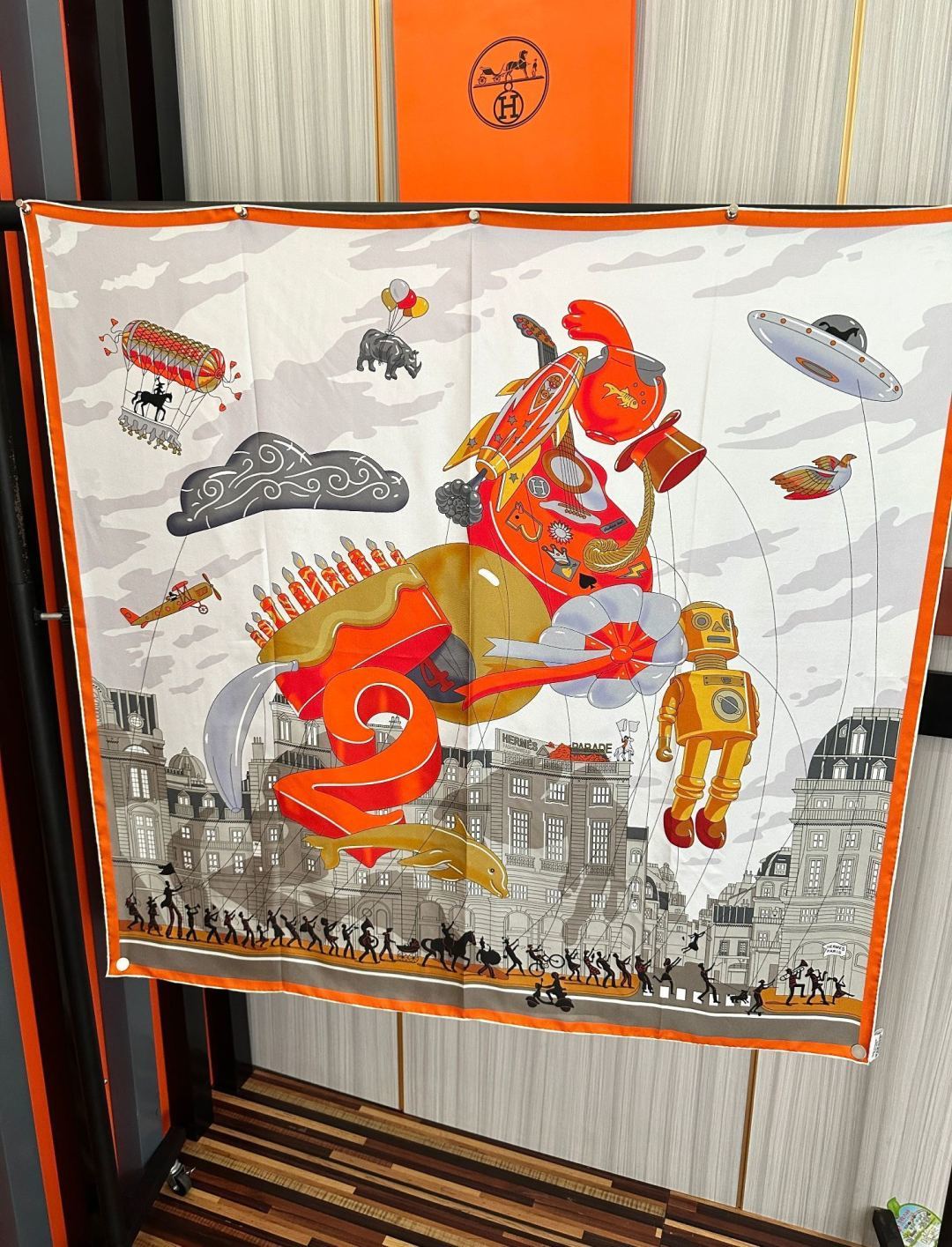 Cheap New Hermes high-quality scarf in 217800, $50 USD- [IB217800] - Replica Hermes Cashmere scarf