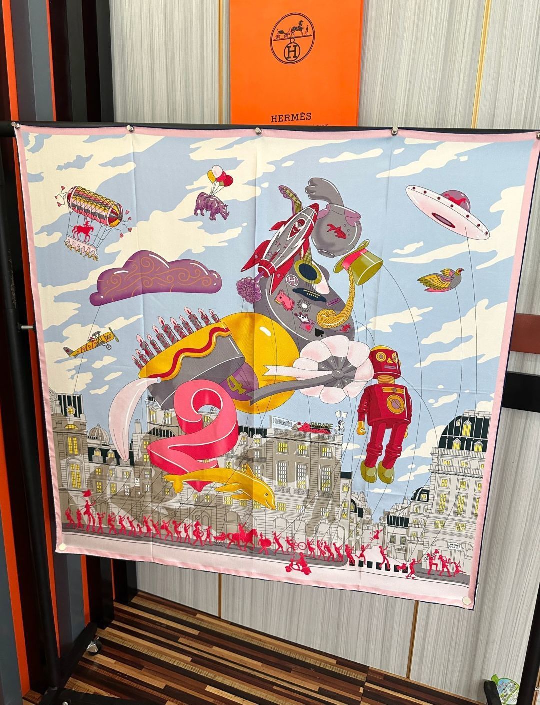 Cheap New Hermes high-quality scarf in 217801, $50 USD- [IB217801] - Replica Hermes Cashmere scarf