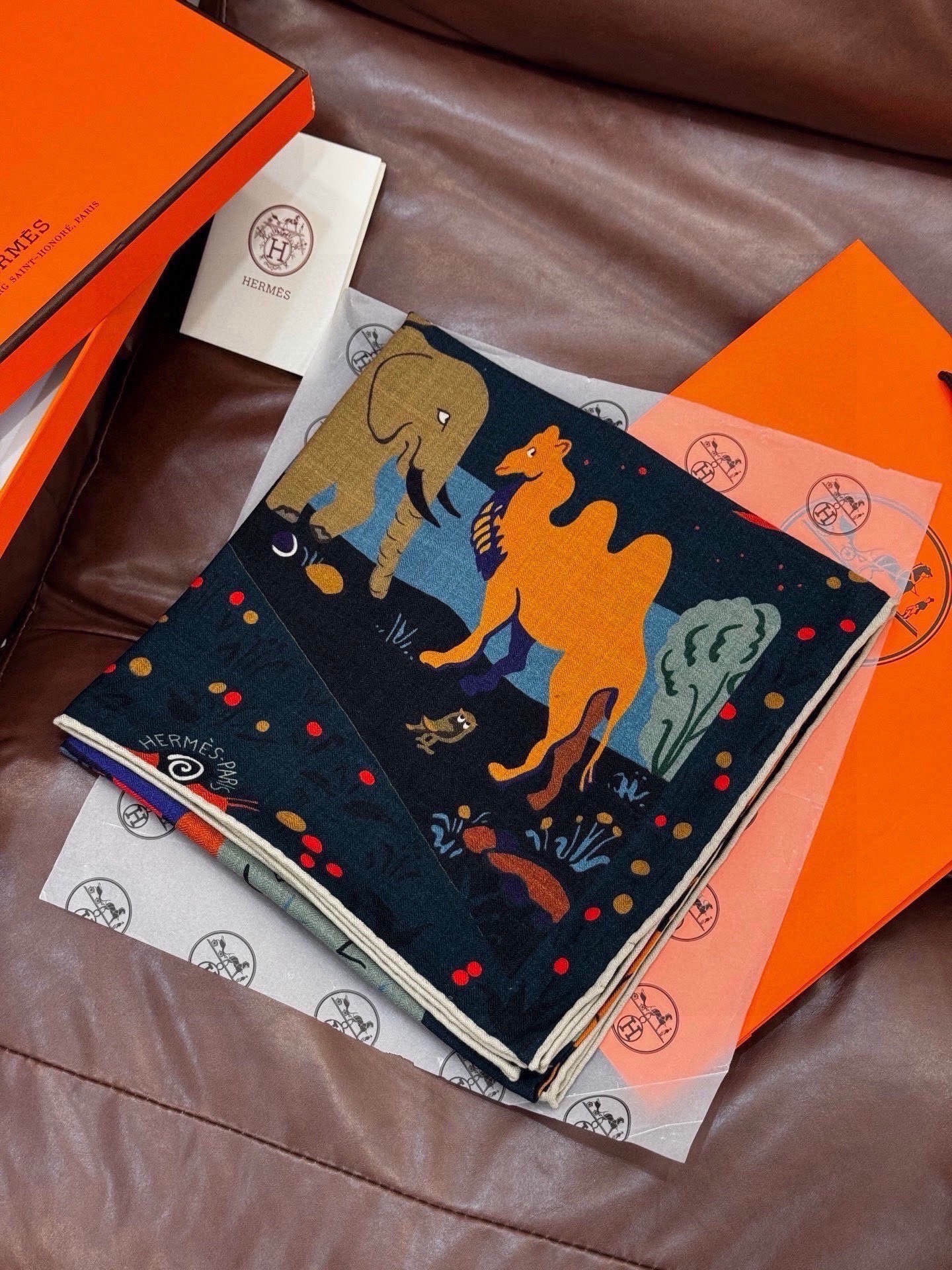 Cheap New Hermes high-quality scarf in 217802, $55 USD- [IB217802] - Replica Hermes Cashmere scarf