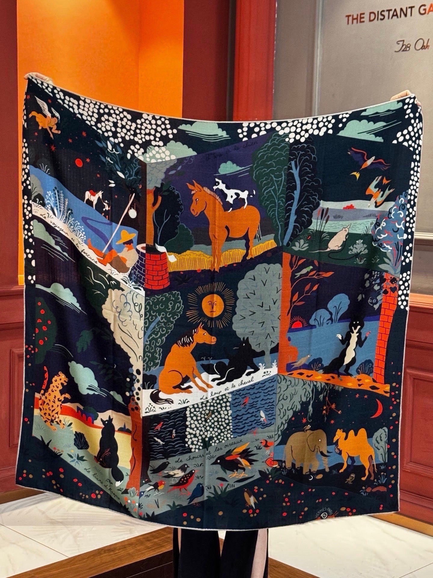 Cheap New Hermes high-quality scarf in 217802, $55 USD- [IB217802] - Replica Hermes Cashmere scarf