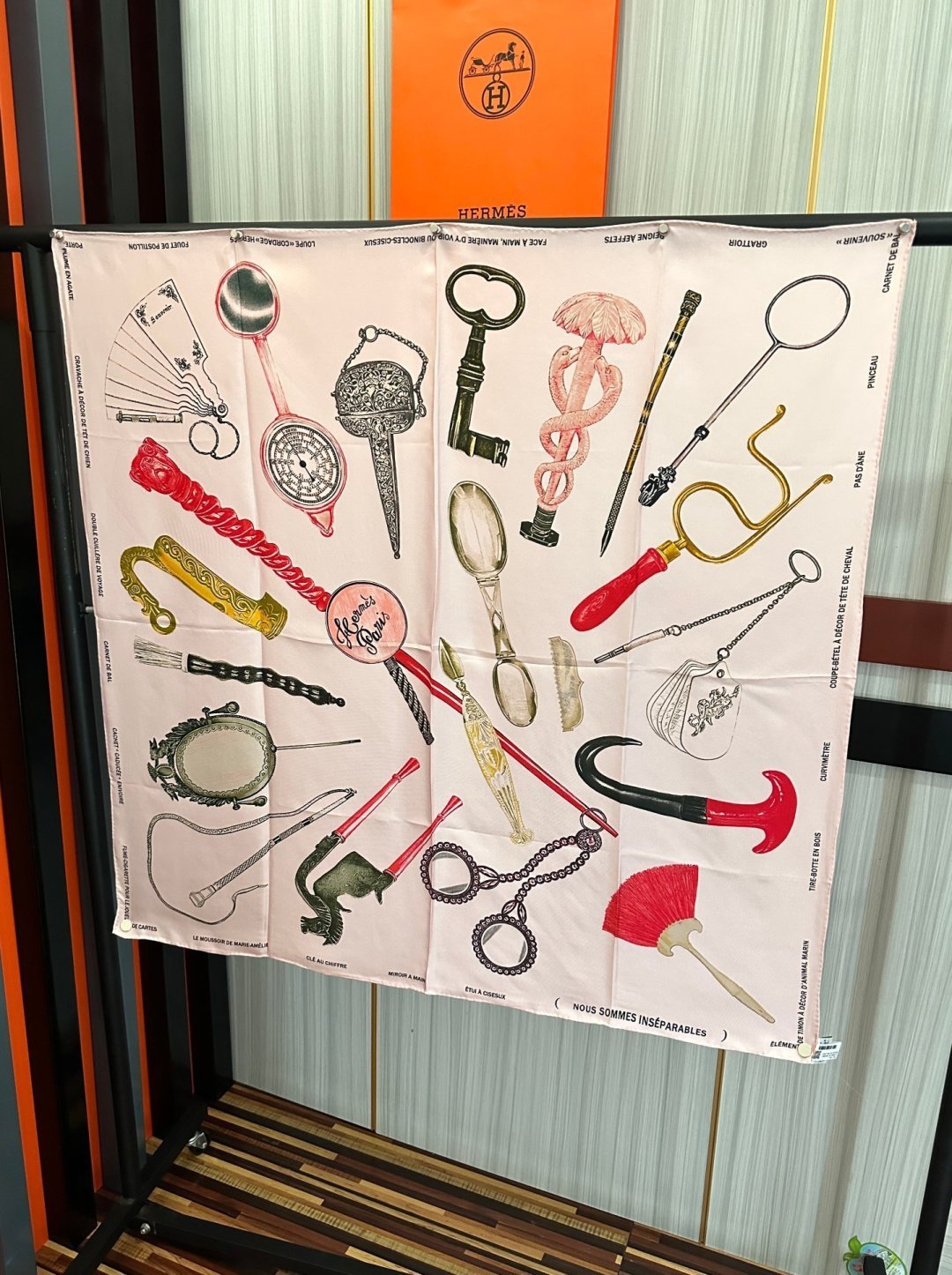 Cheap New Hermes high-quality scarf in 217812, $55 USD- [IB217812] - Replica Hermes Cashmere scarf